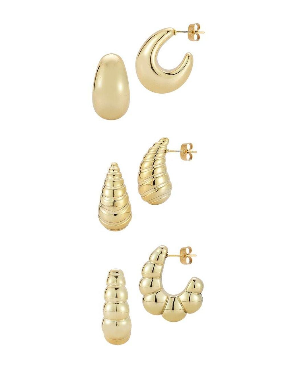 Glaze Jewelry Metallic Plated Earrings