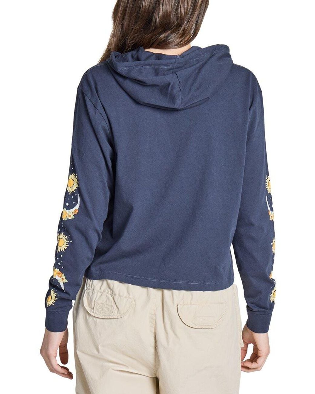 Life Is Good. Blue Boxy Hoodie