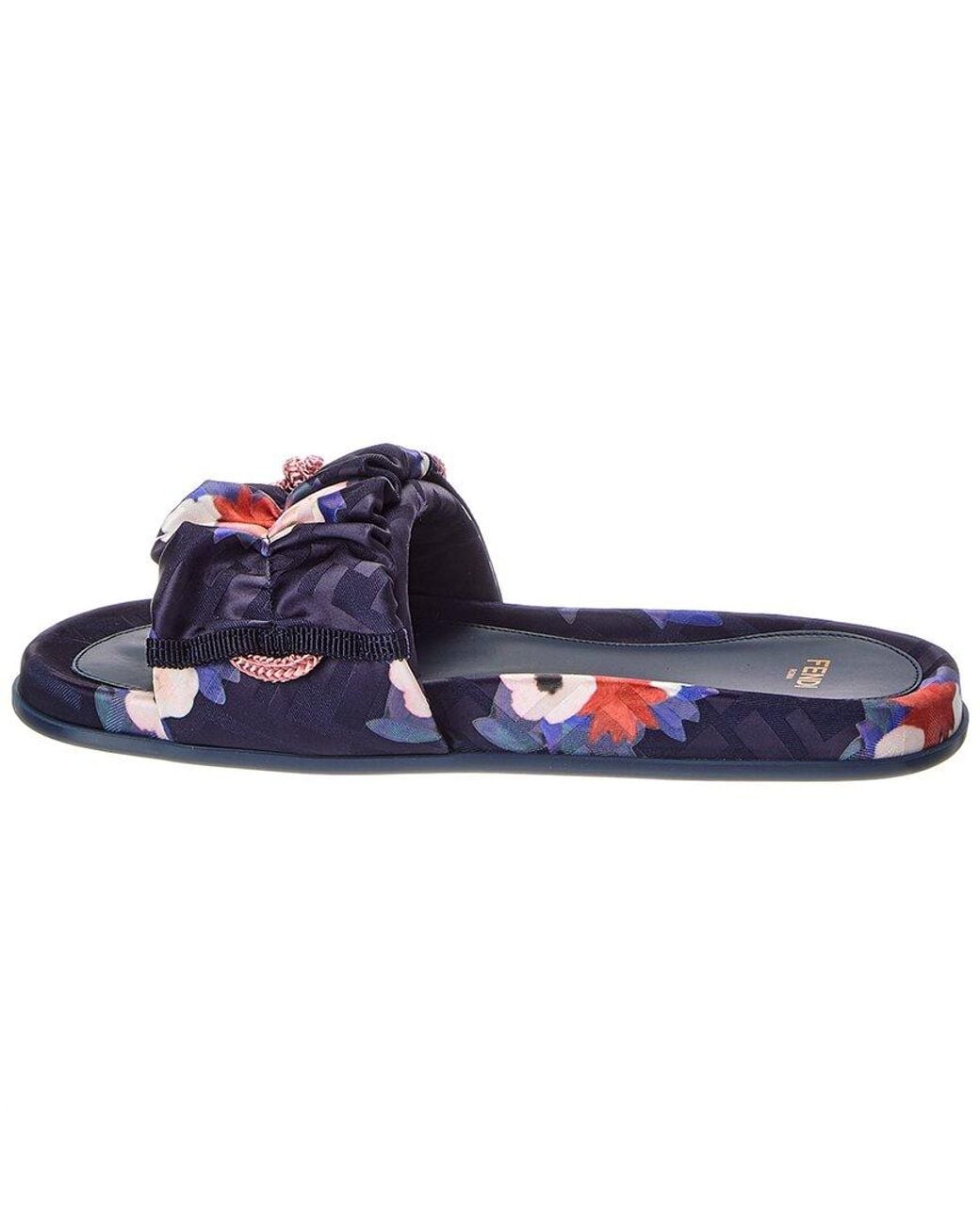 Fendi Blue Feel Flat Sandal