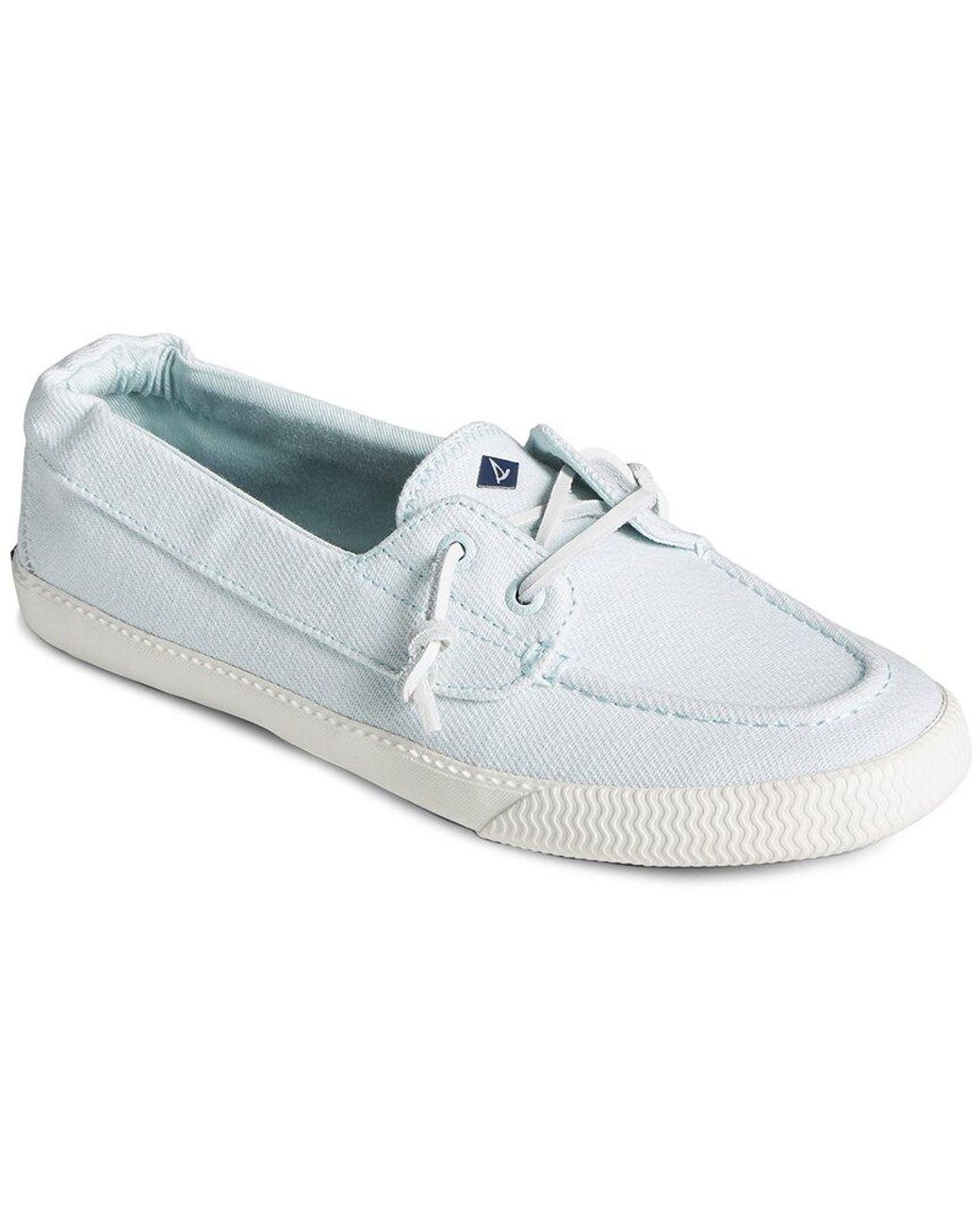 sperry white canvas shoes