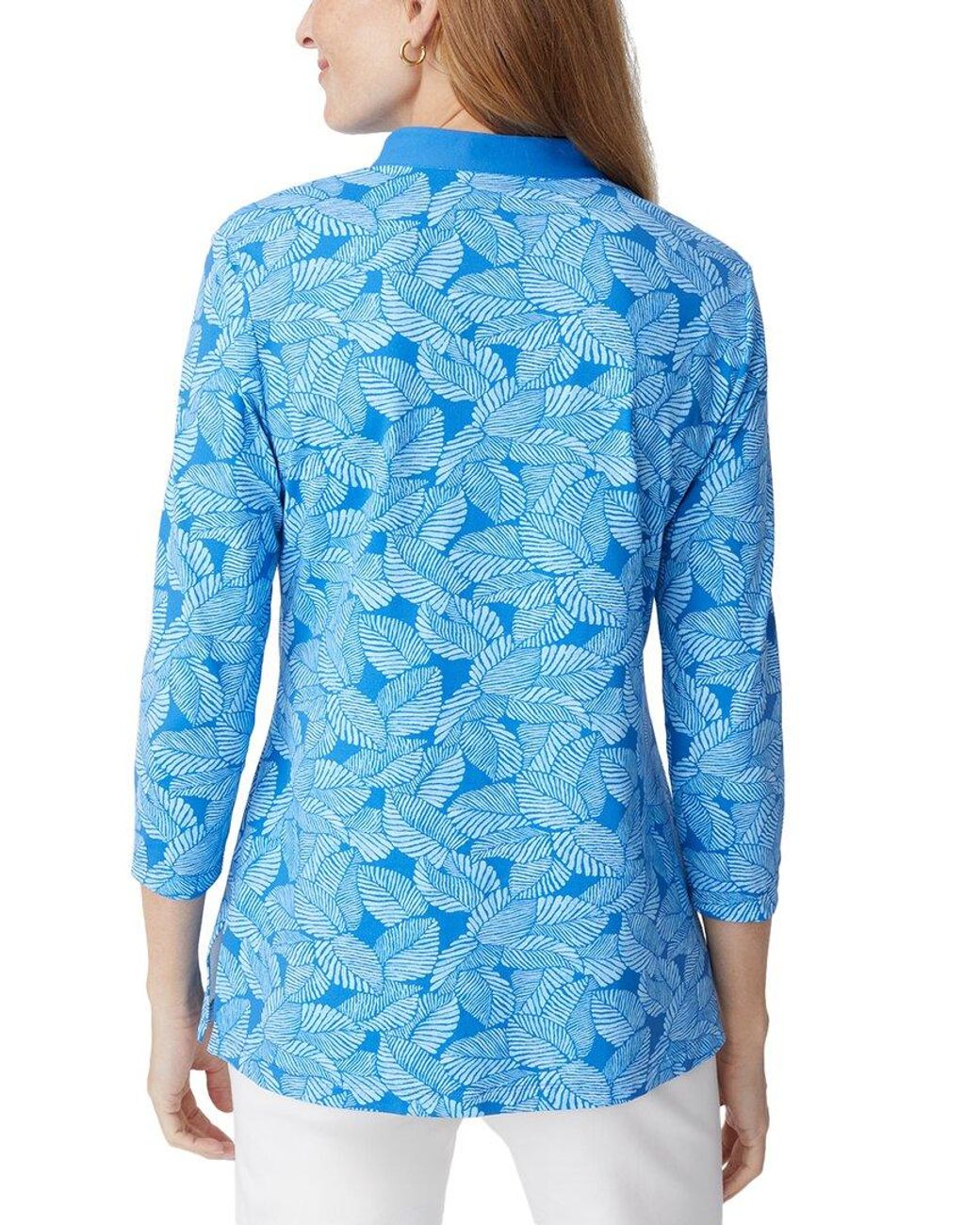 J.McLaughlin Blue Fay Top Knit Top