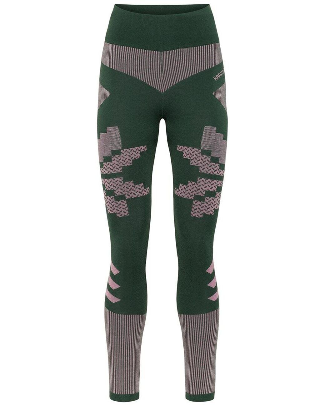 Kari Traa Green Faith Wool-Blend Base Layer Pant