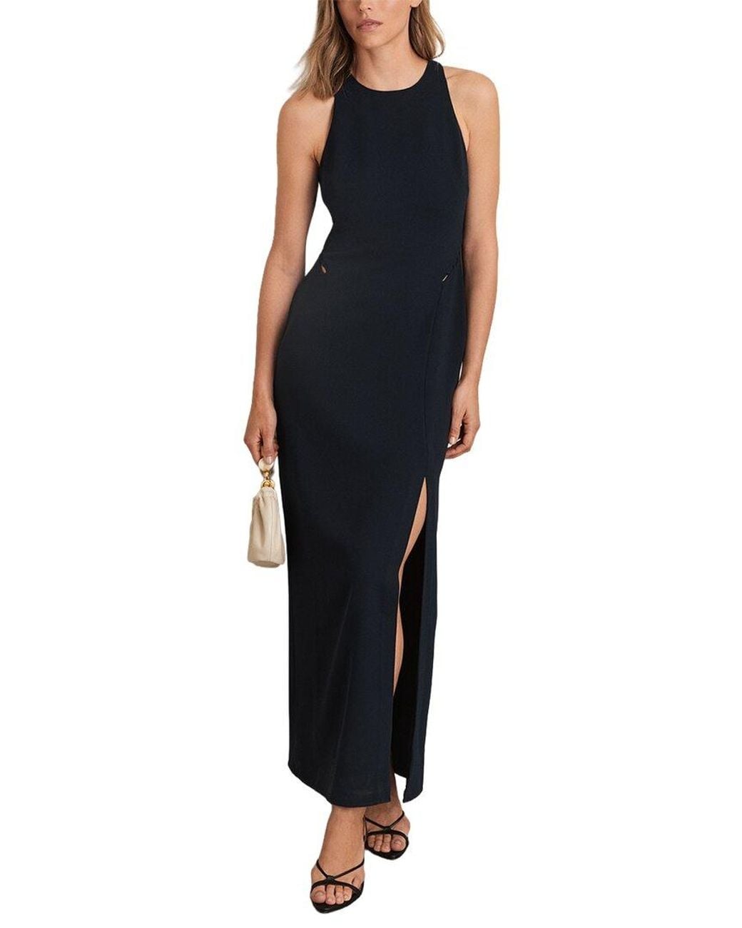 Reiss Black Blair Maxi Dress