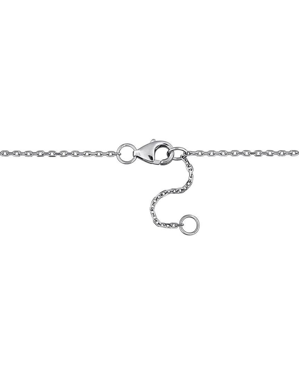 Rina Limor Metallic 14k 0.05 Ct. Tw. Diamond Solitaire Necklace