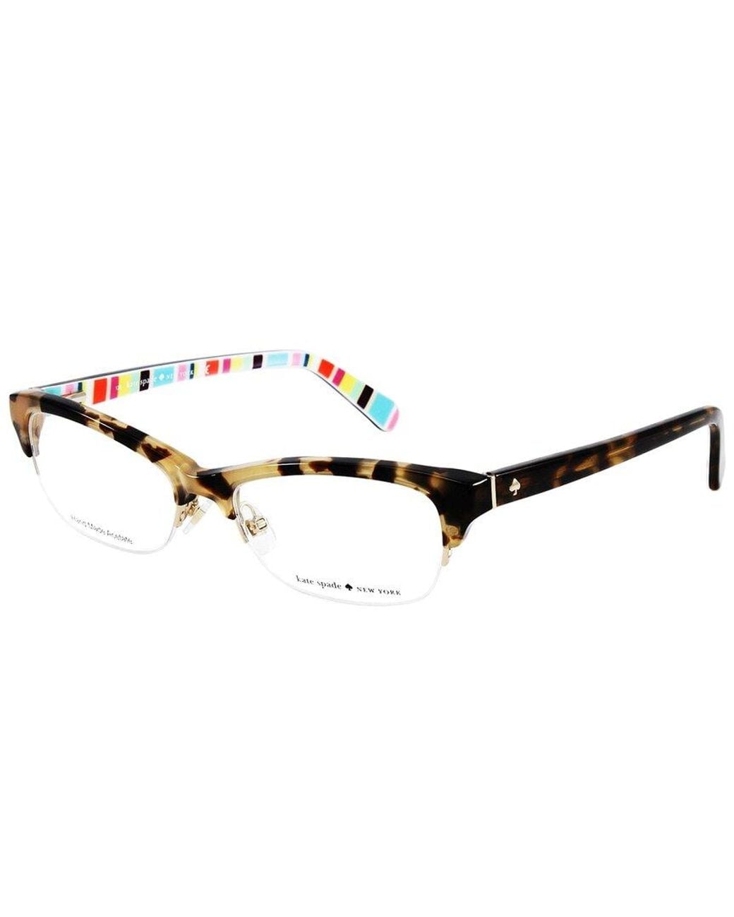 Kate Spade White Marika 49Mm Optical Frames