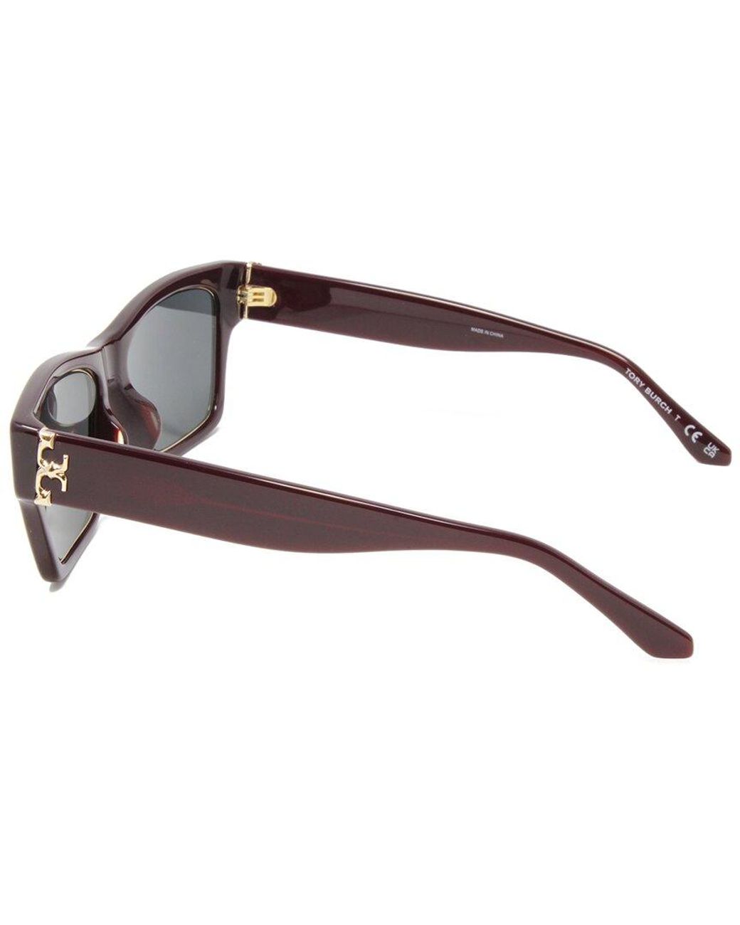 Tory Burch Gray Ty7186U 53Mm Sunglasses