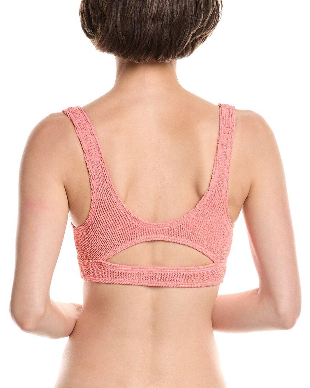 Bondeye Pink Sasha Crop Tankini Top