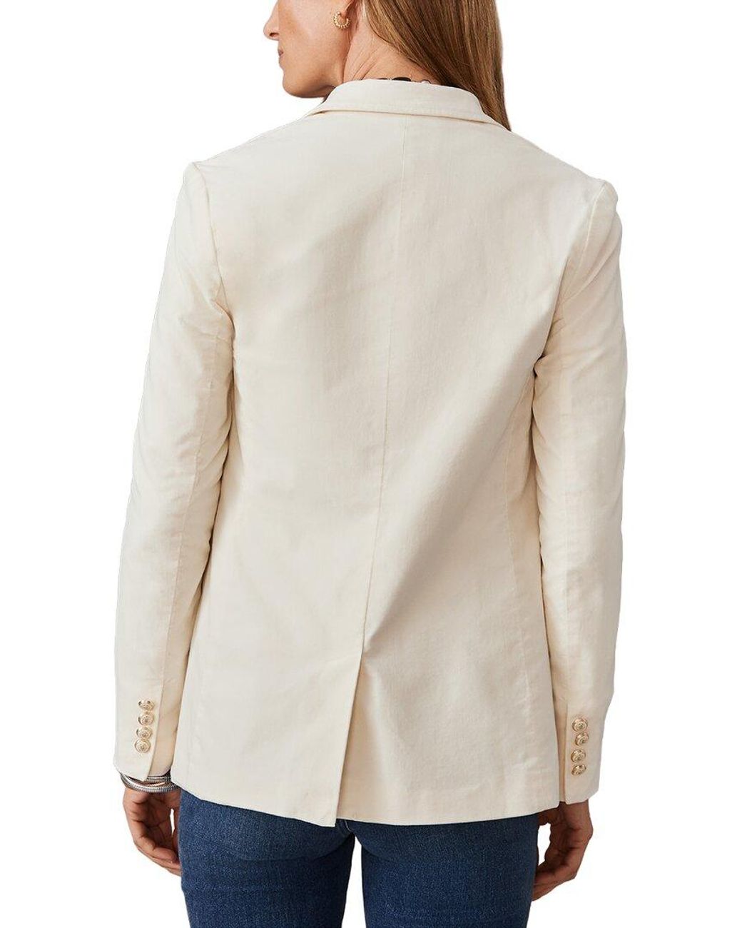 J.McLaughlin White Ivette Blazer