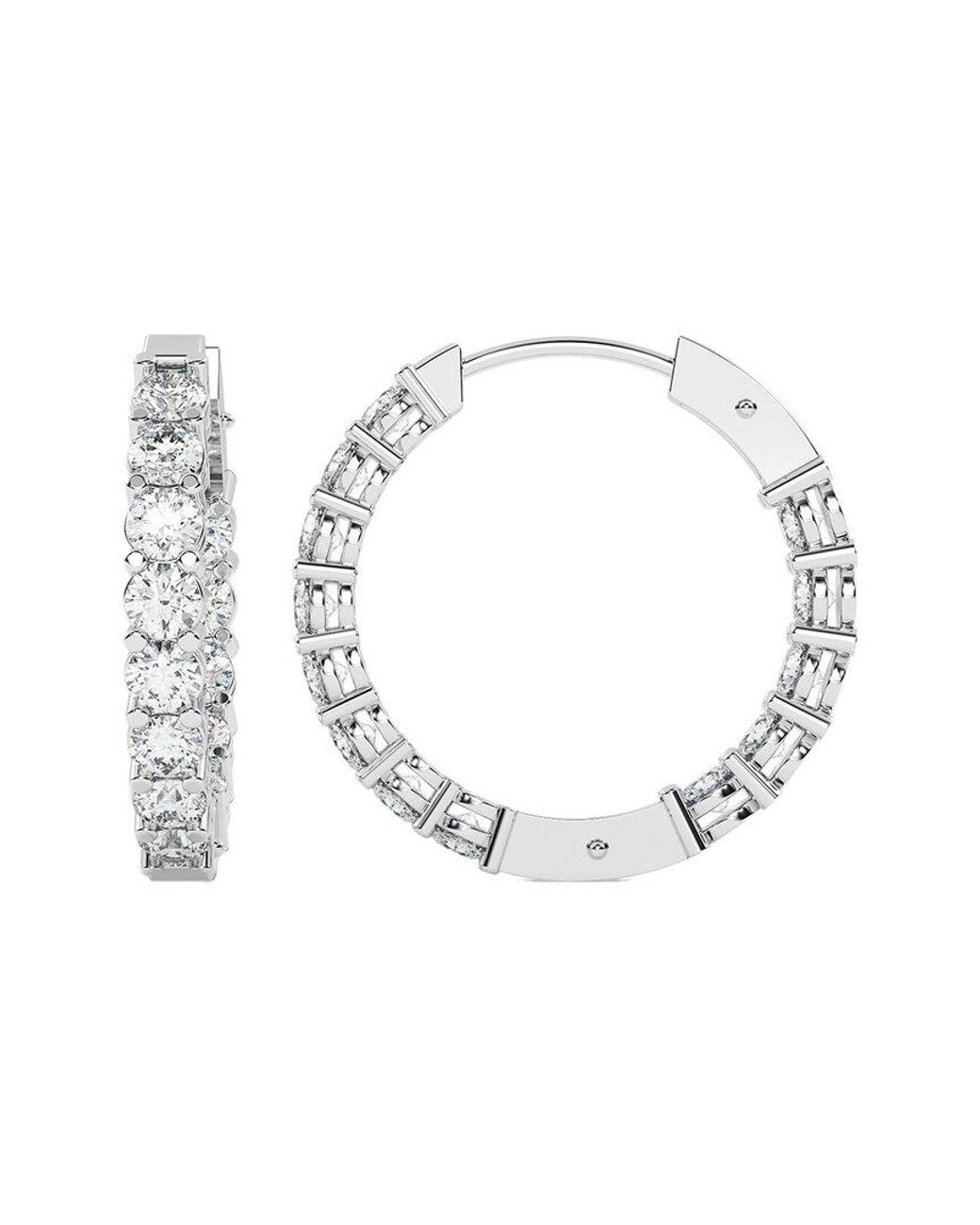 Diamond Select Cuts Metallic 14K 5.00 Ct. Tw. Diamond Earrings