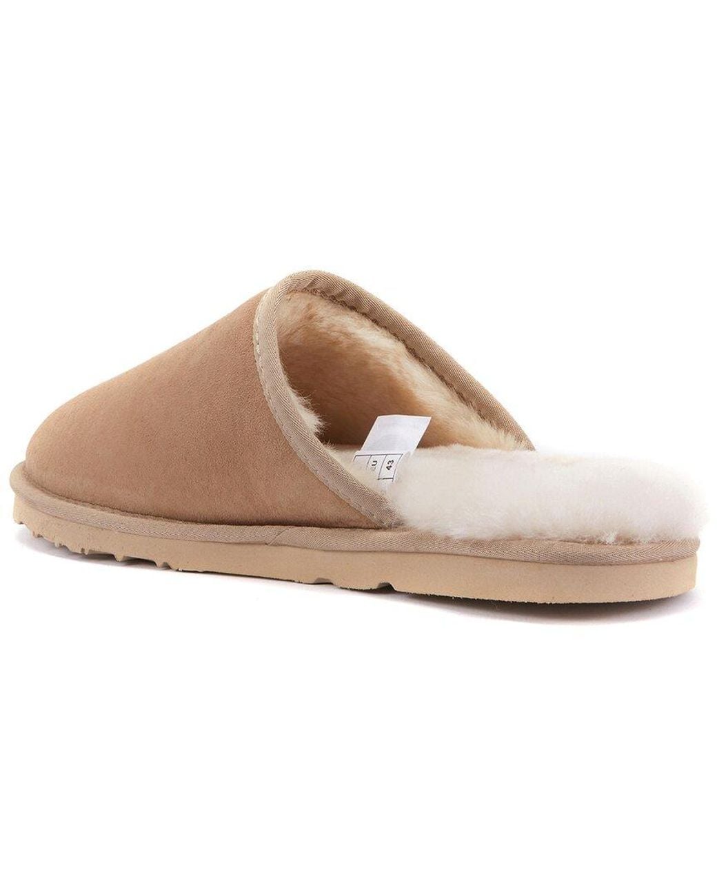 Australia Luxe Brown Sheepskin Slipper for men