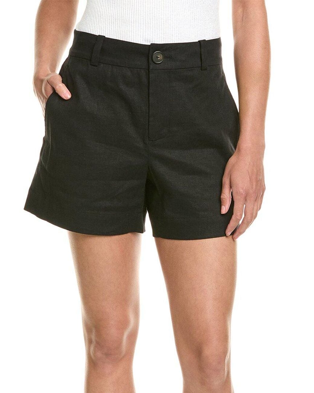 Vince Green Casual Linen-Blend Short