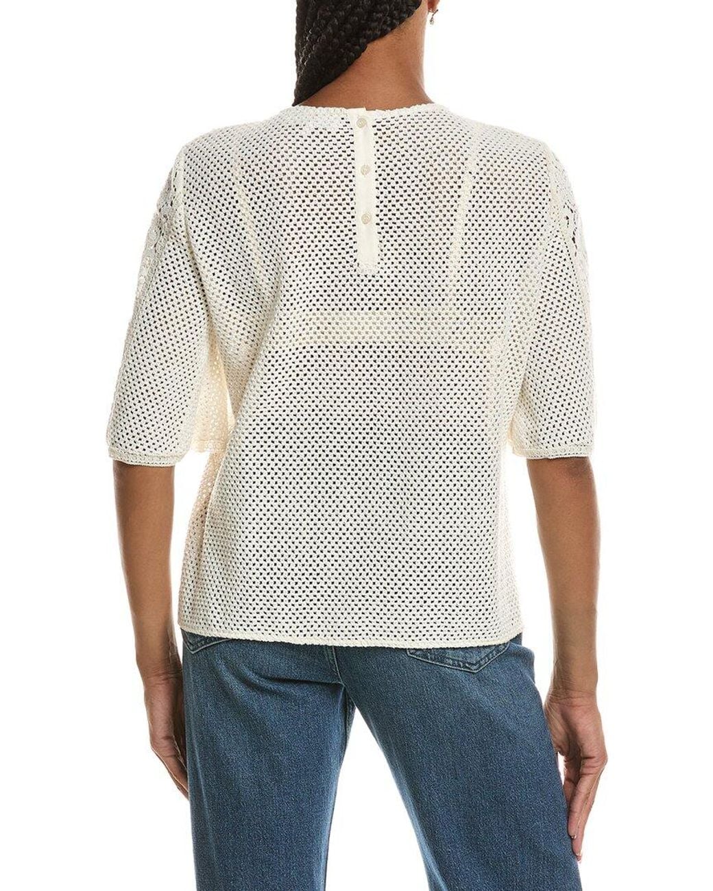 Ba&sh White Marlow Top
