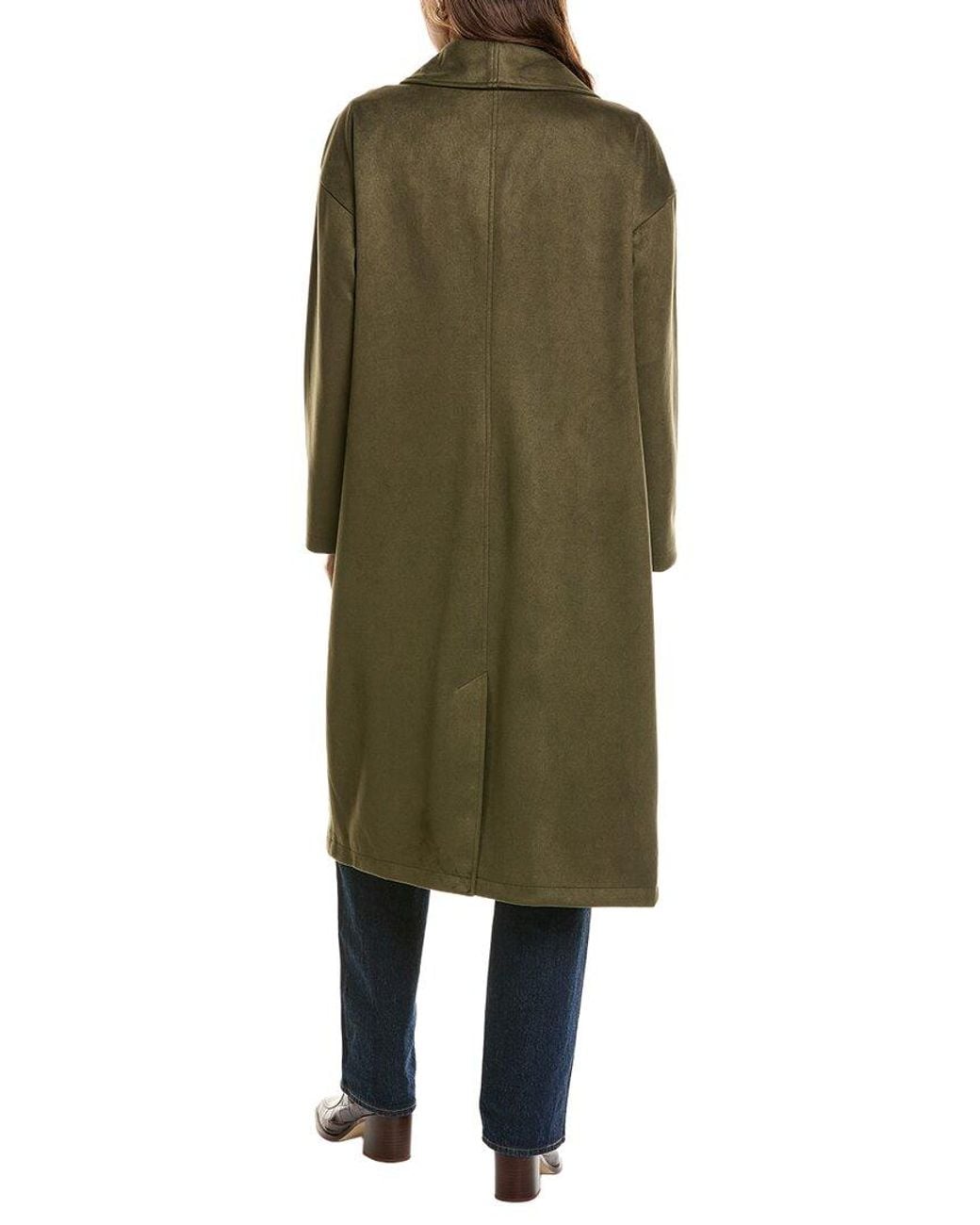 NVLT Green Longline Shawl Coat