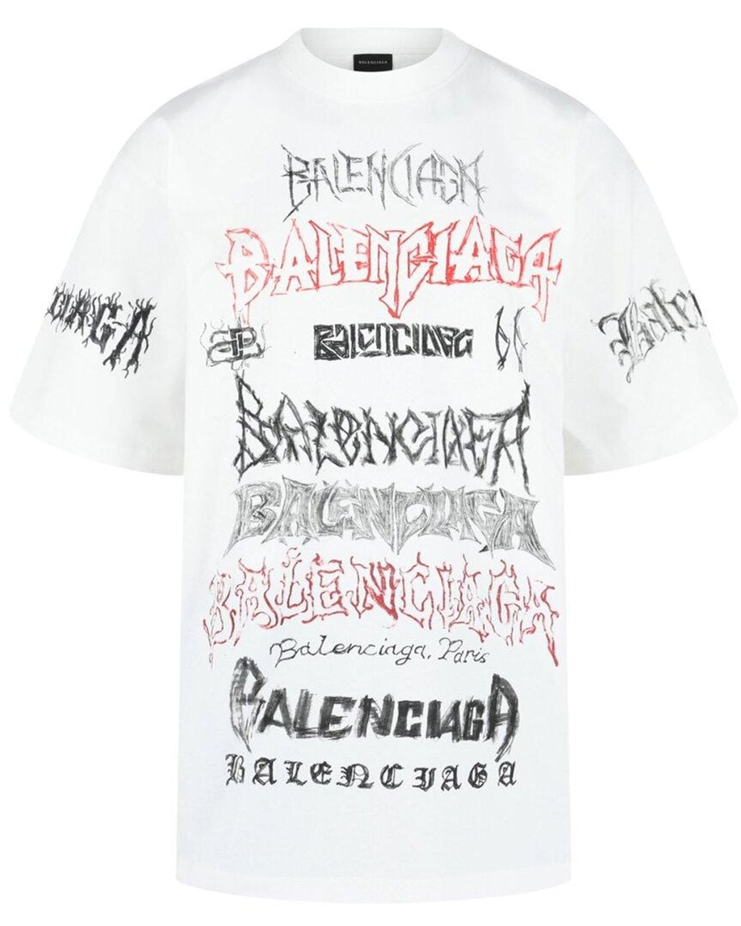 Balenciaga White Diy Metal T-Shirt for men