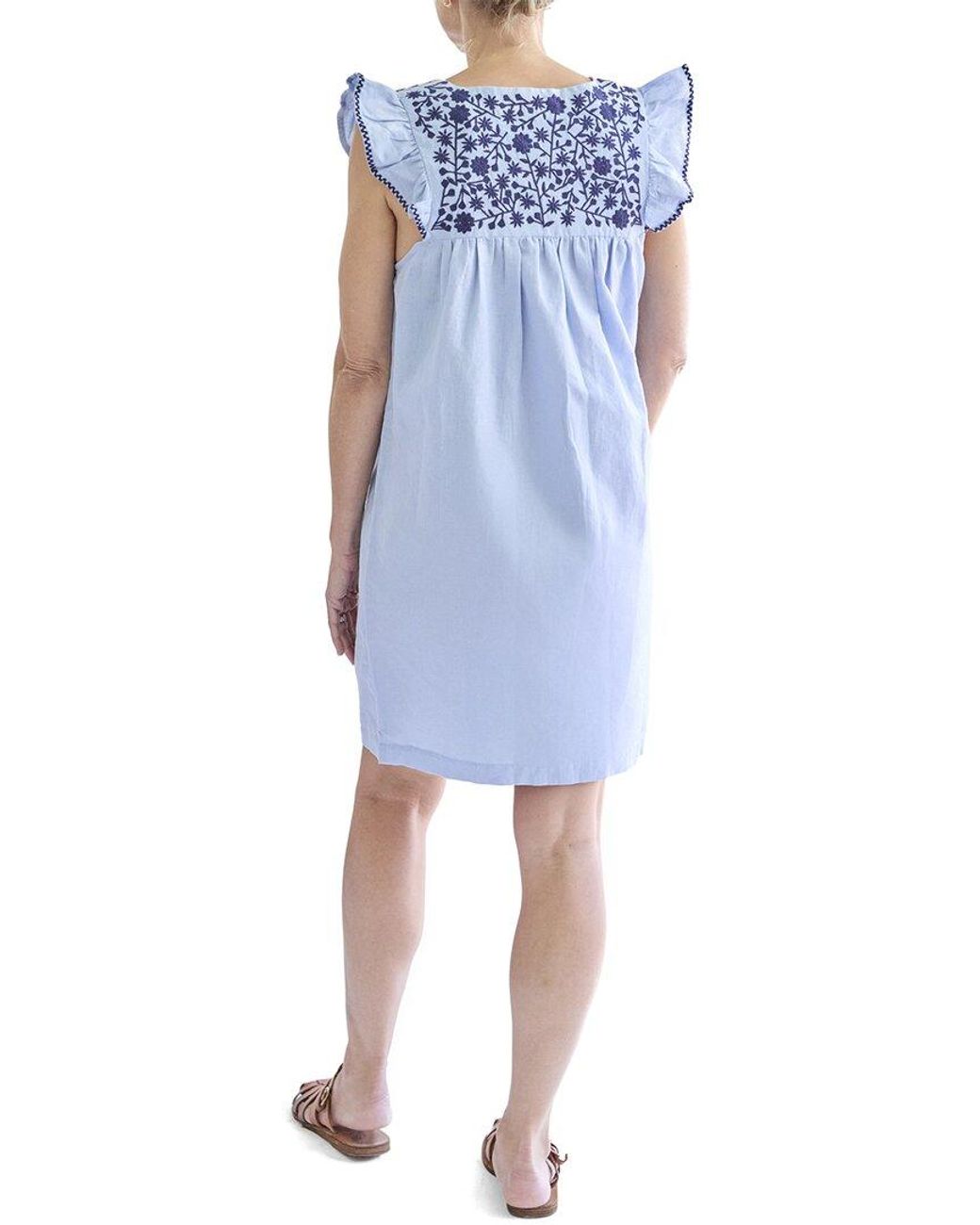 The Coast Blue Oakie Linen-Blend Mini Dress