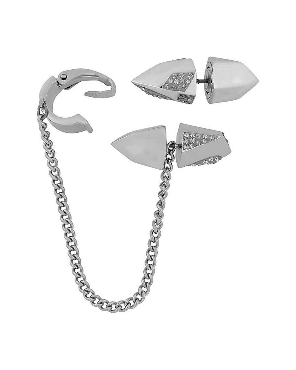 Swarovski Atelier By Jean Paul Gaultier Rhodium Plated Earrings in Metallic  | Lyst Australia