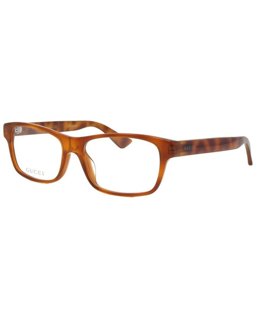 Gucci Brown Gg0006Oa 55Mm Optical Frames for men