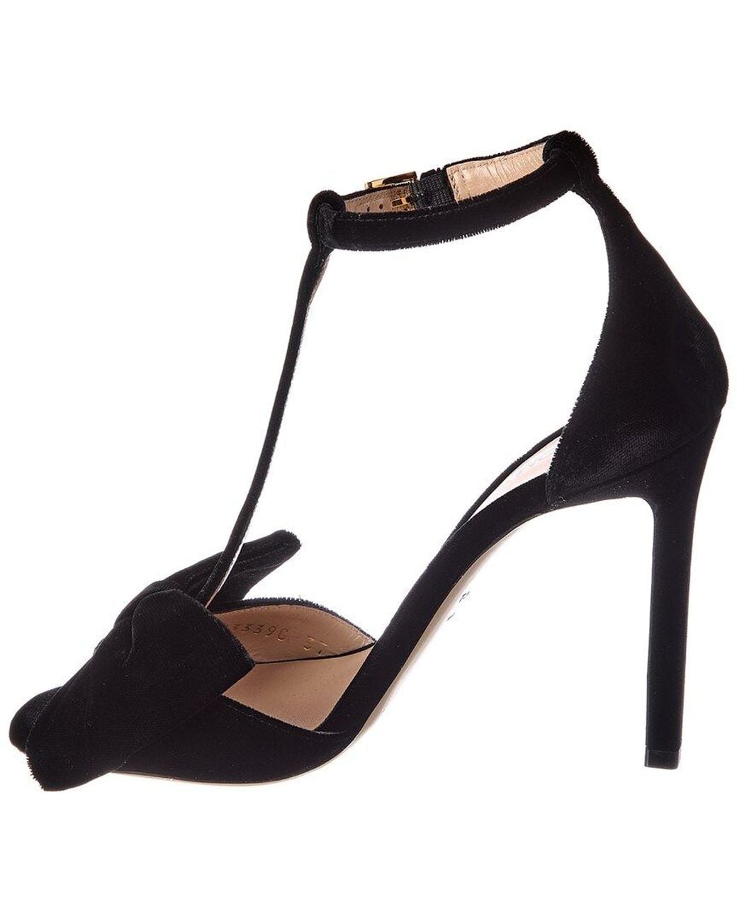 Tom Ford Black Brigitte Velvet Sandal