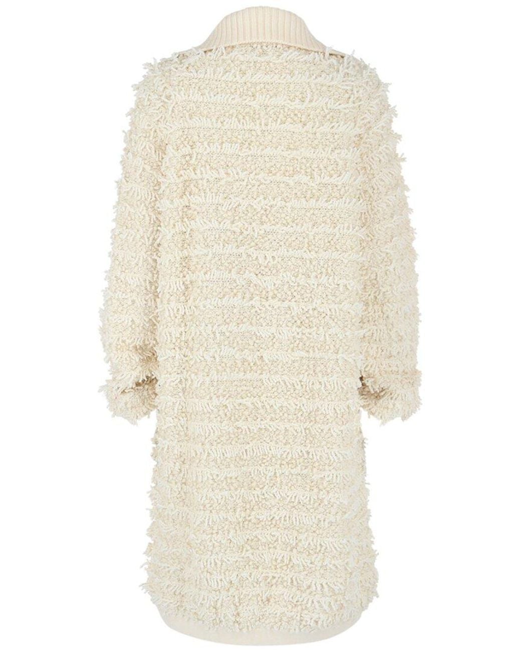 Givenchy Natural Long Fringed Sweater