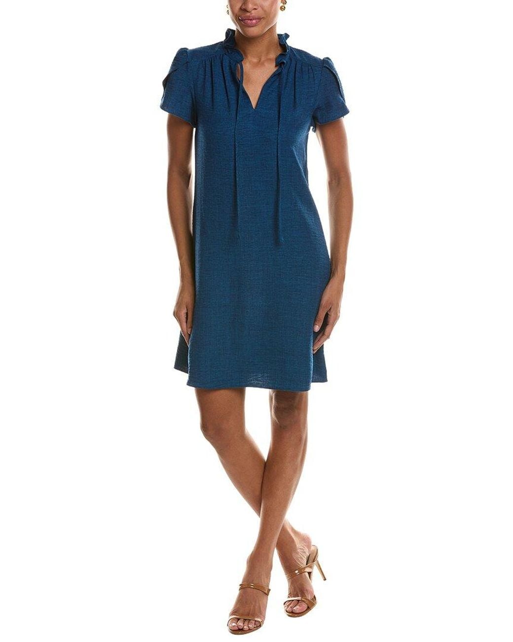 DKNY Blue Shift Dress