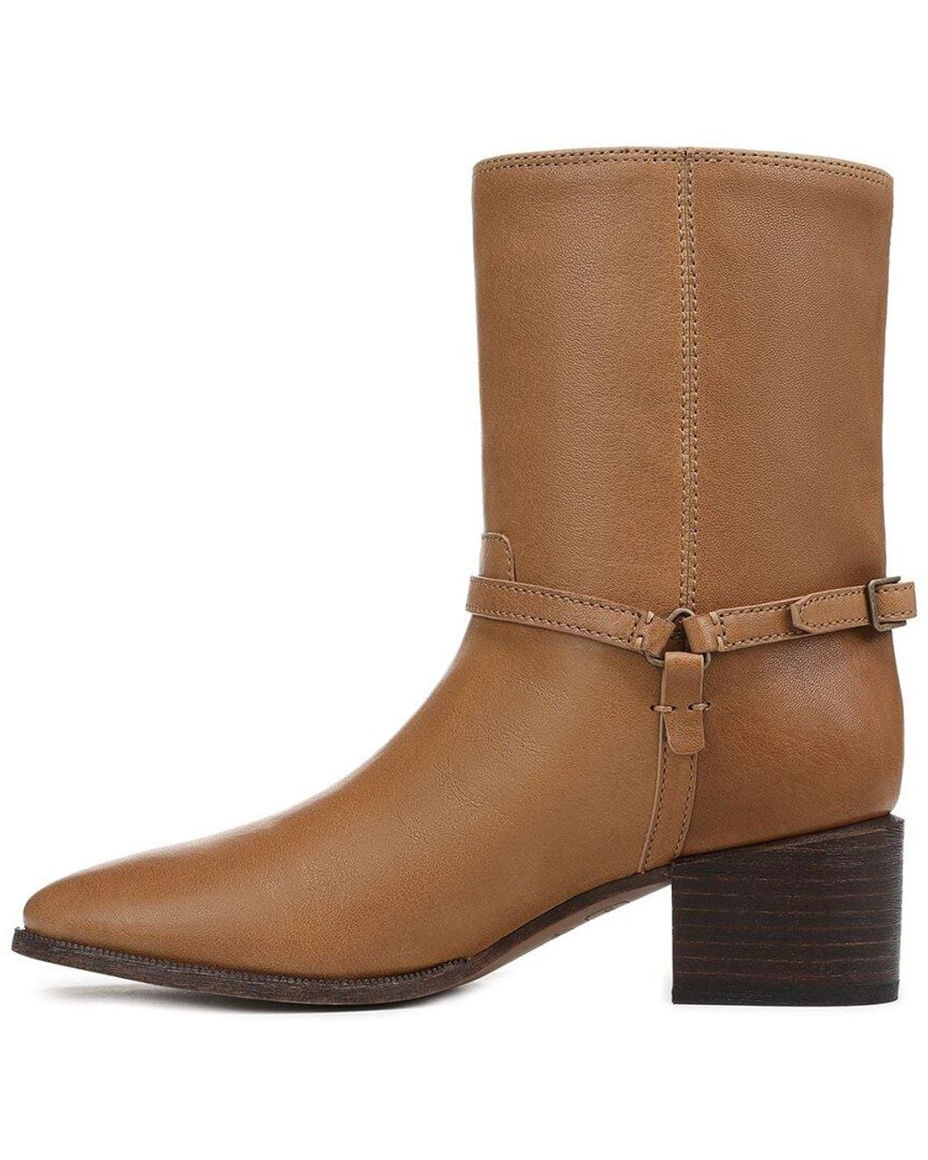 Franco Sarto Brown L-Kian Leather Bootie