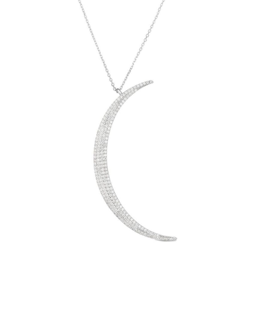 Sphera Milano White 18K Over Cz Necklace