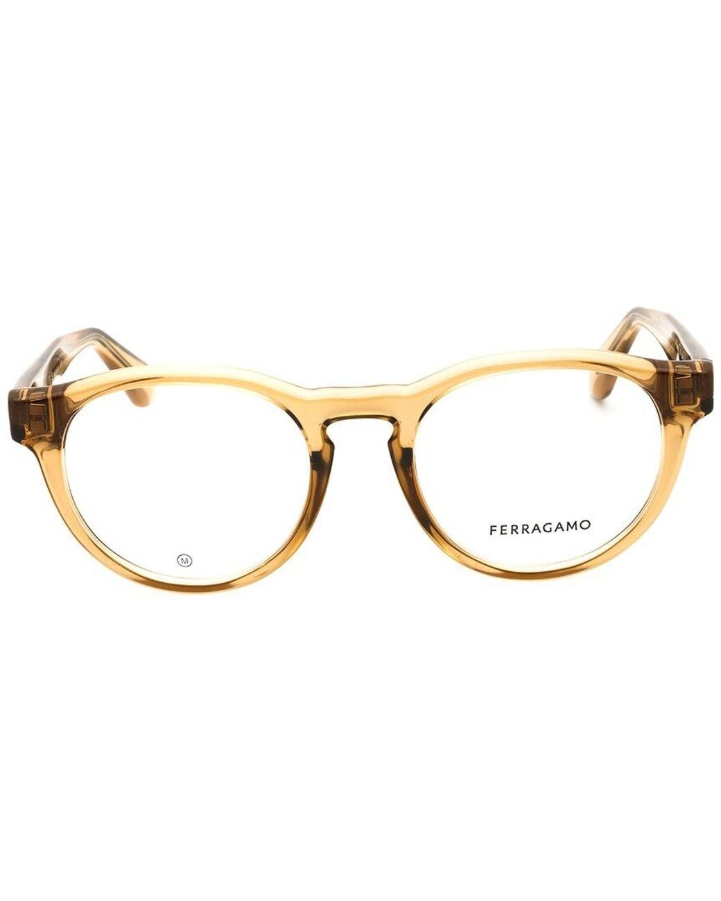 Ferragamo Metallic Salvatore 50Mm Optical Frames for men