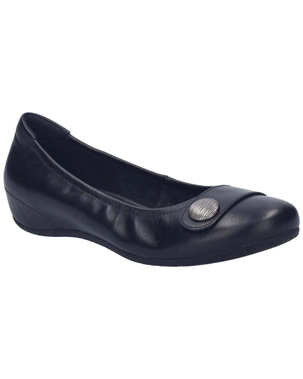 Josef Seibel Blue Florina 04 Leather Ballerina Flat