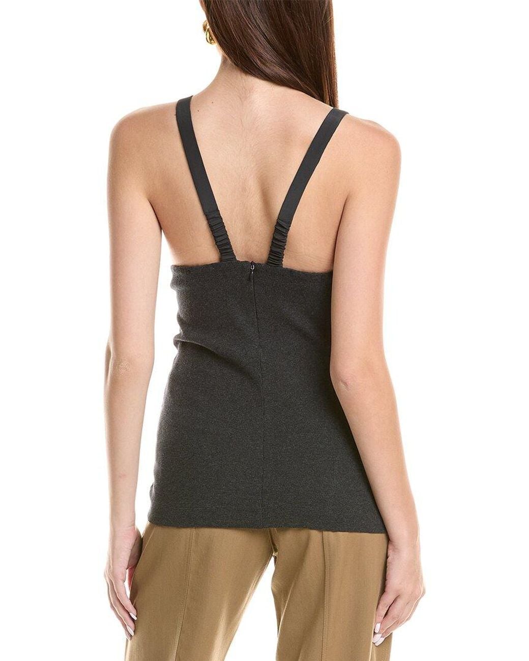 Brunello Cucinelli Black Cashmere & Silk-Blend Sweater