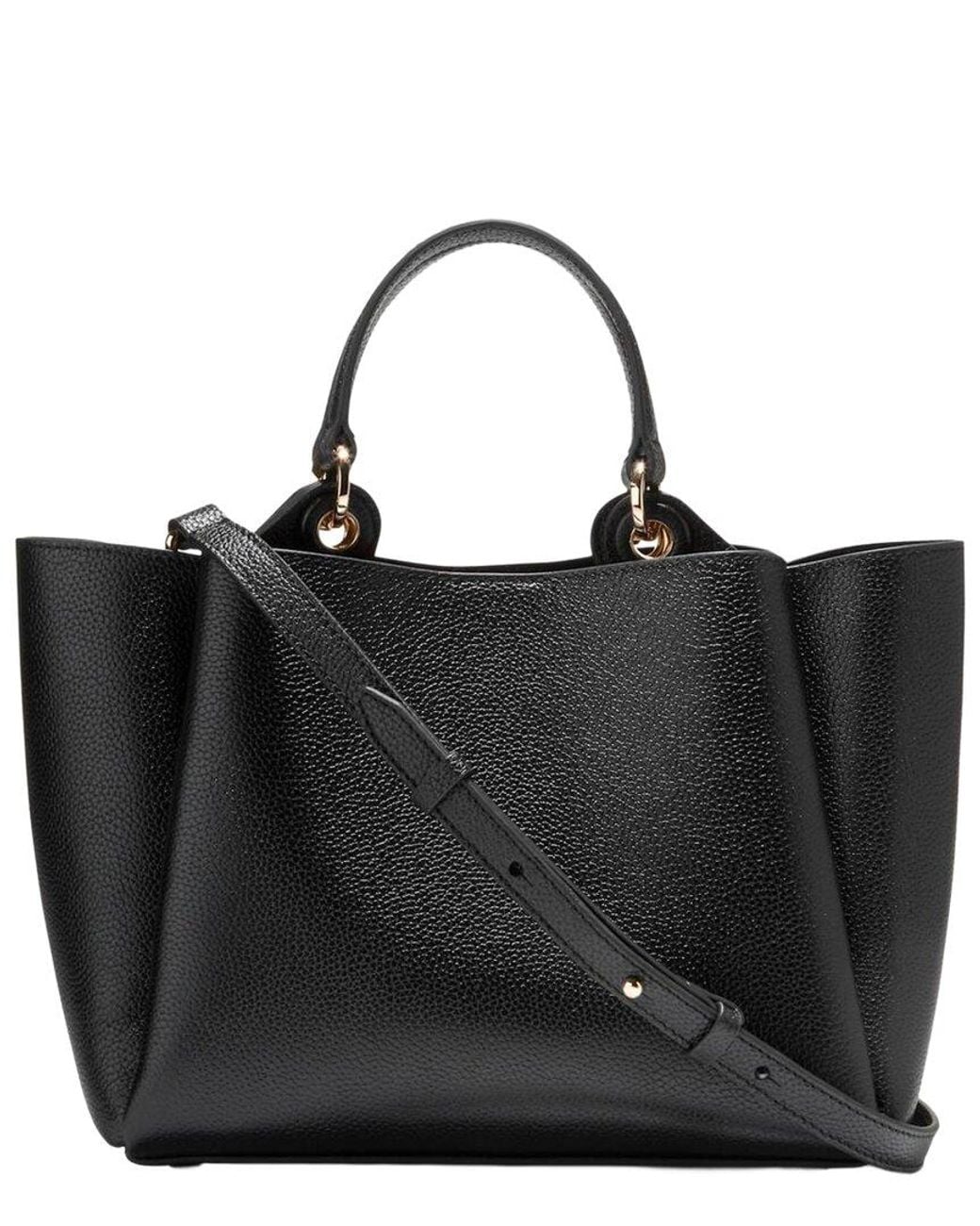 Cole Haan Black Midtown Small Leather Crossbody Tote