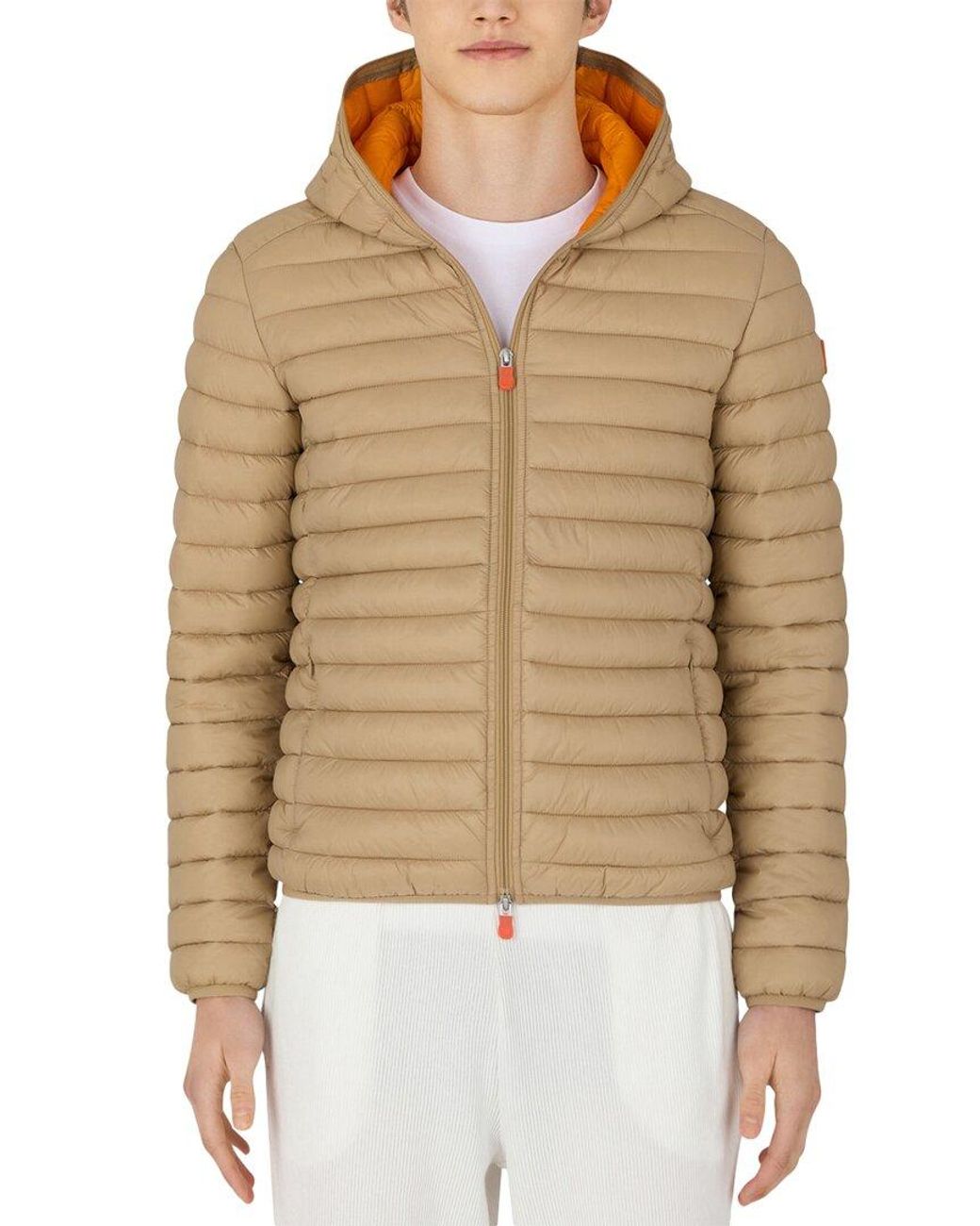 Save The Duck Donald Puffer Jacket in Natural for Men | Lyst