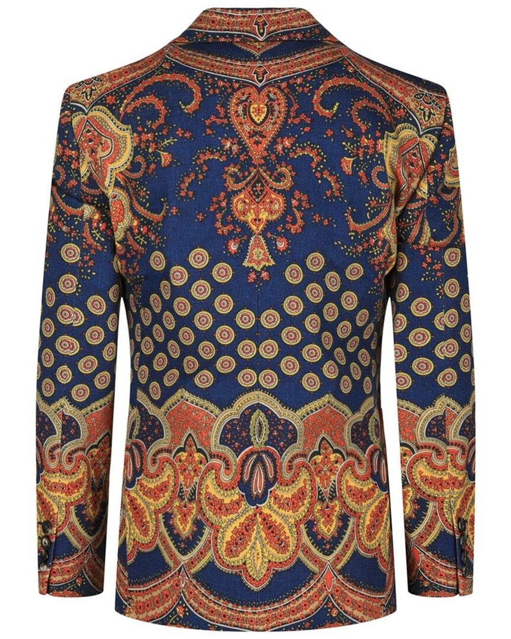 Valentino Blue Voyage Imaginaire Single Breasted Blazer for men