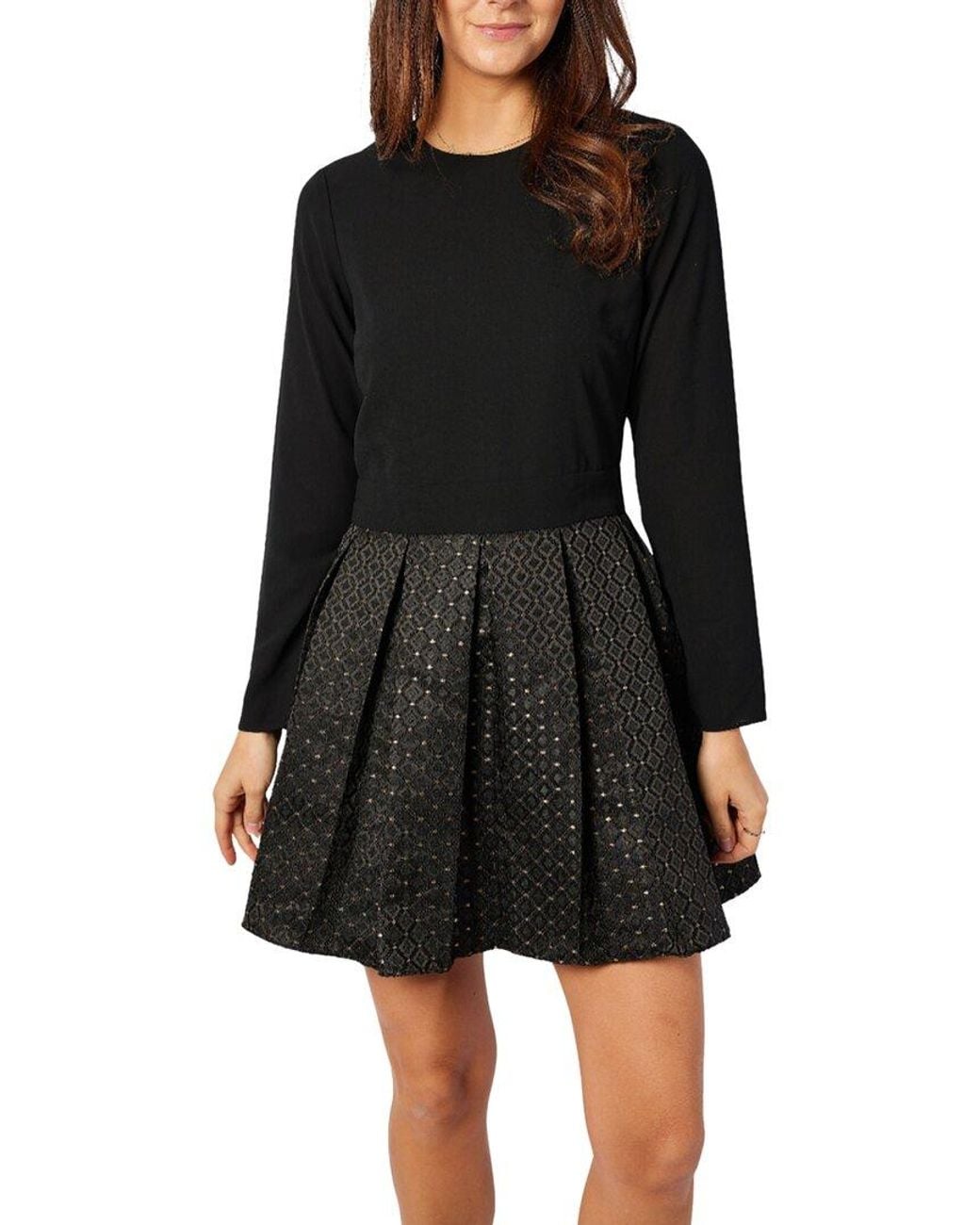 Sail To Sable Black Zip Back Mini Dress