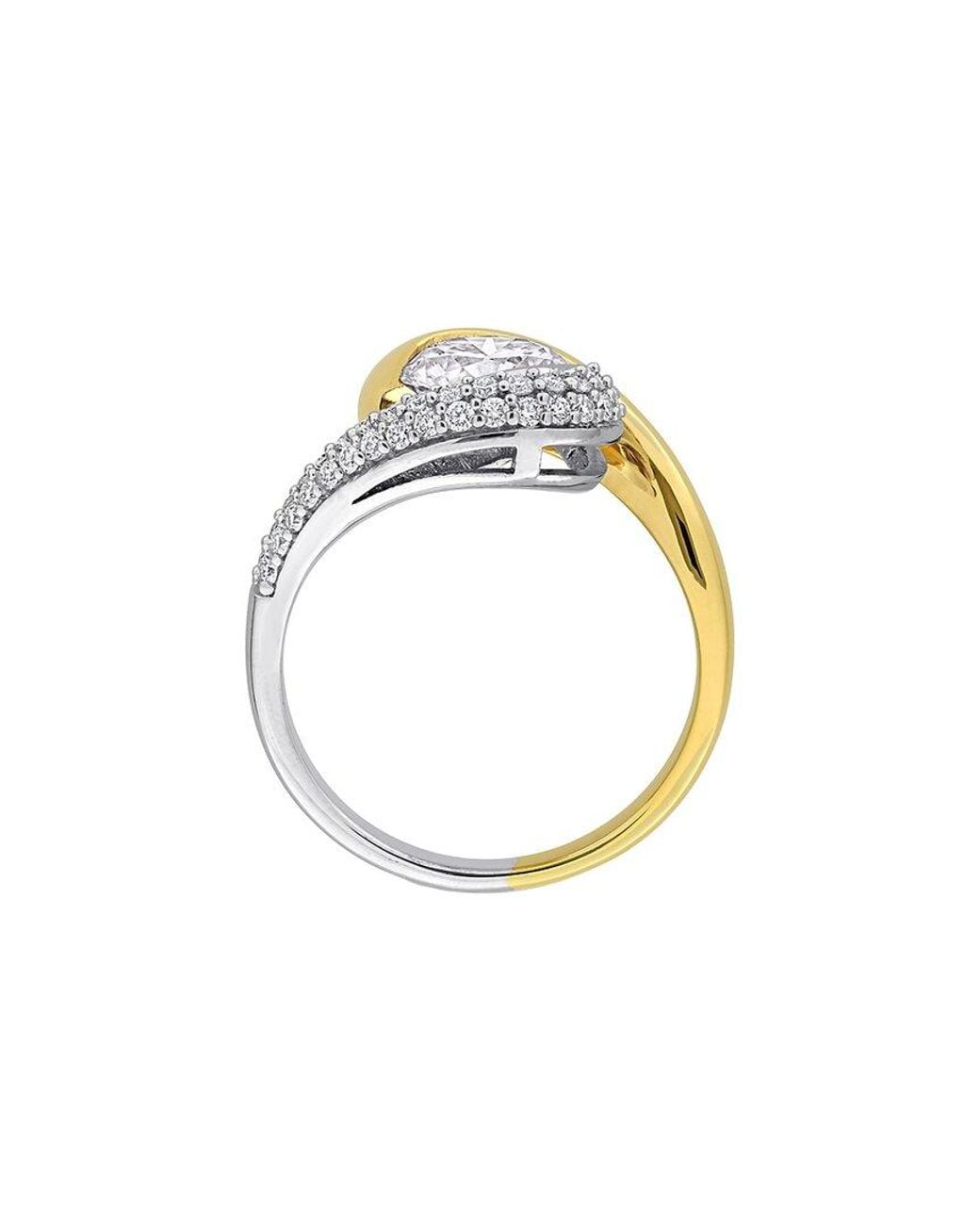 Rina Limor White 1.88 Ct. Tw. Created Moissanite Swirl Ring