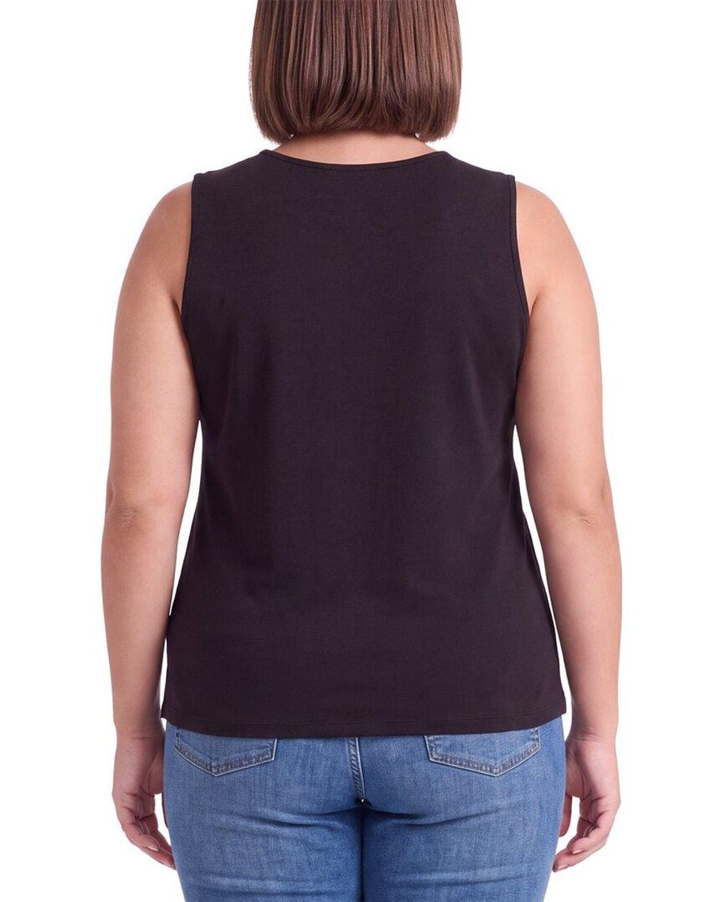 Anne Klein Blue Plus Grommet Tank