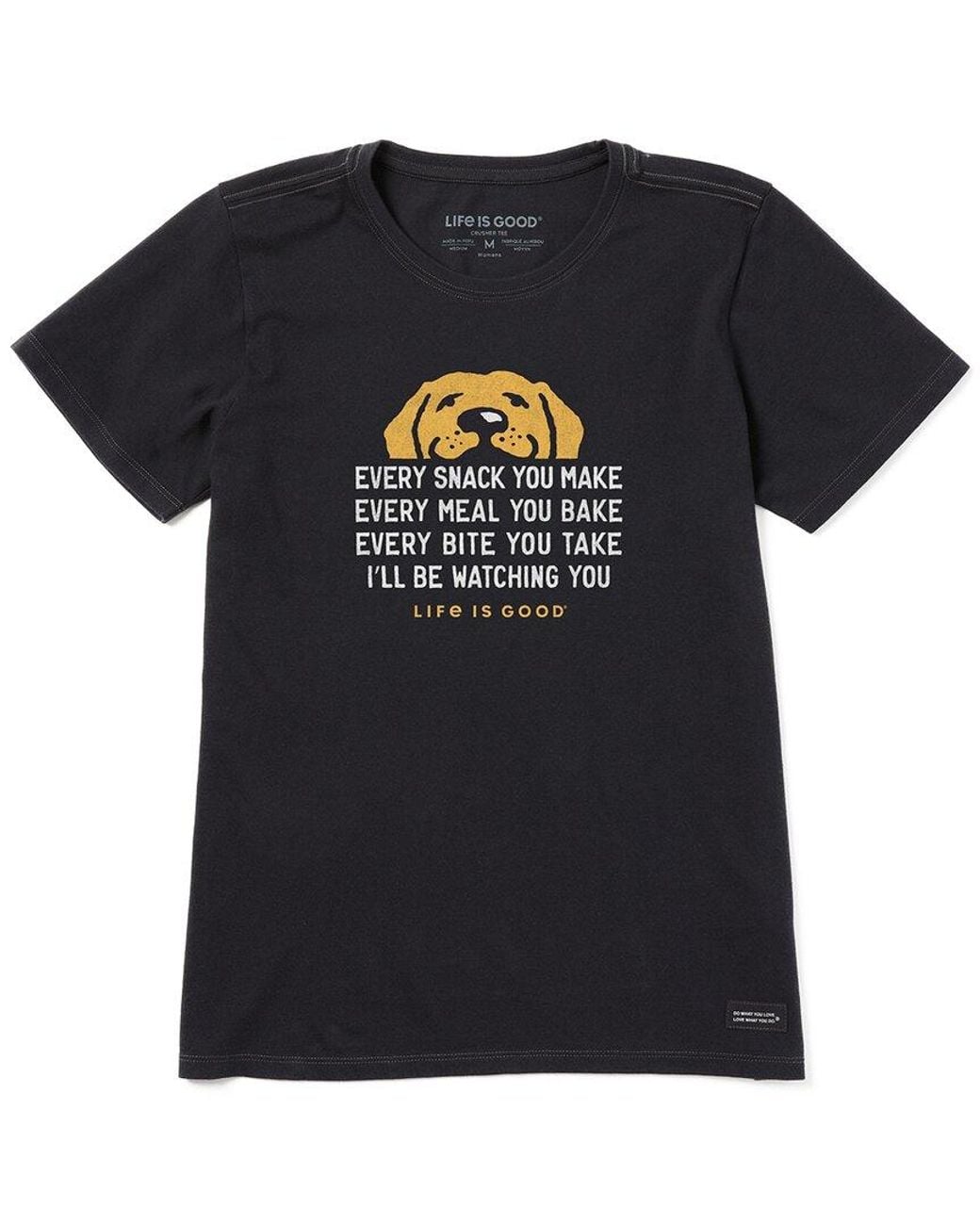 Life Is Good. Black Crusher T-Shirt