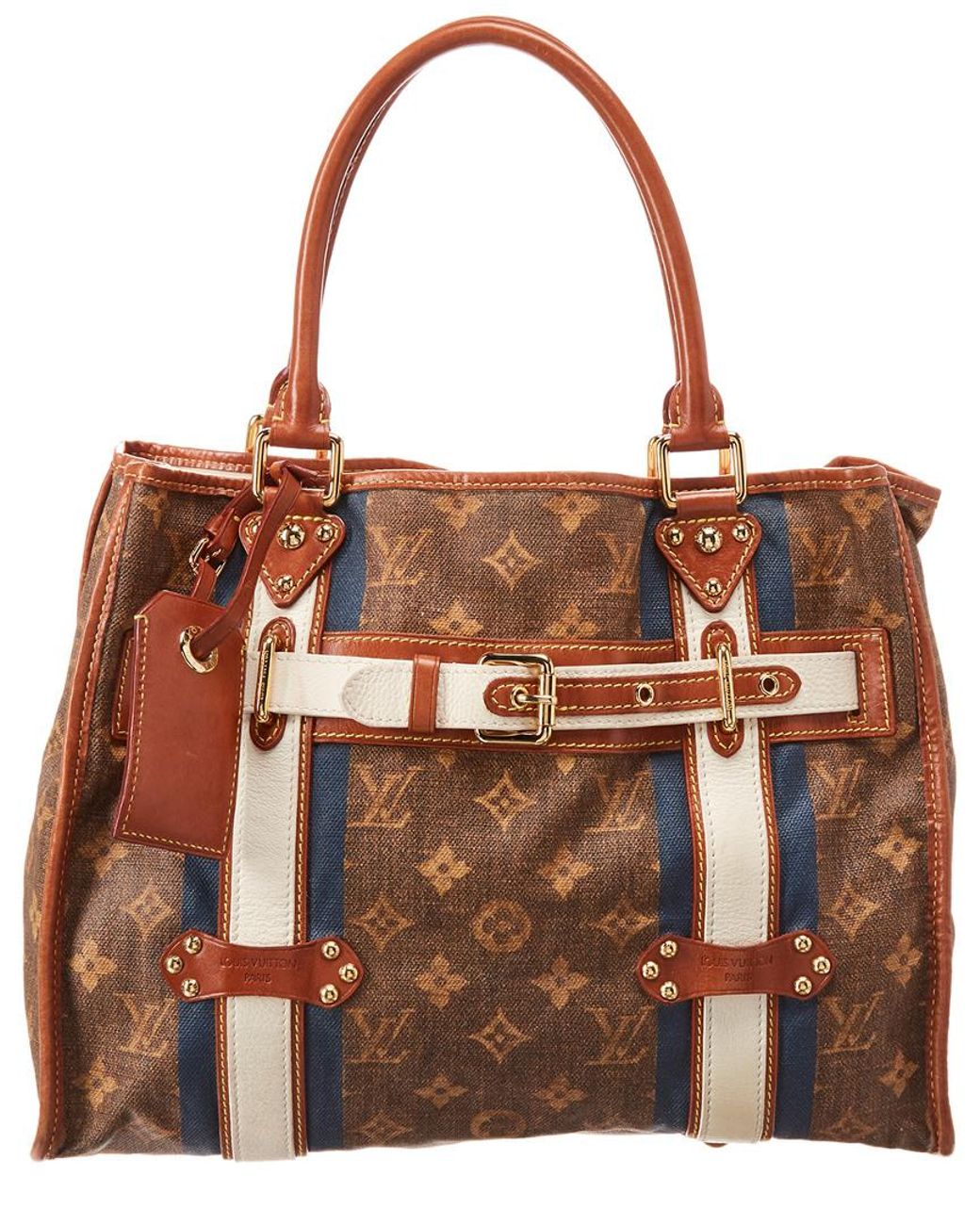 Louis Vuitton Pre-Loved By Virgil Abloh Chalk Nano bag for Women - Brown in  UAE