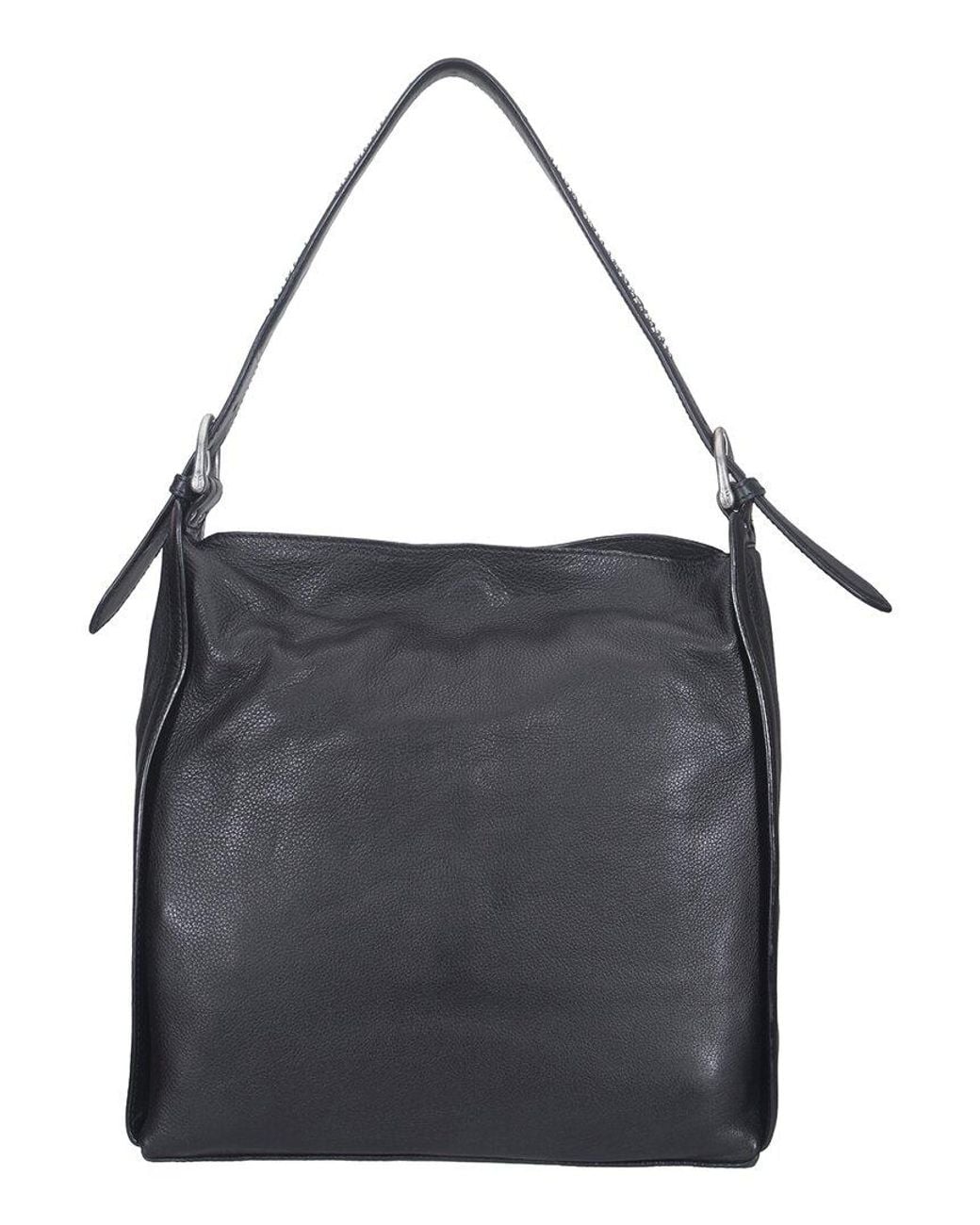 Frye Black Carla Leather Hobo Bag