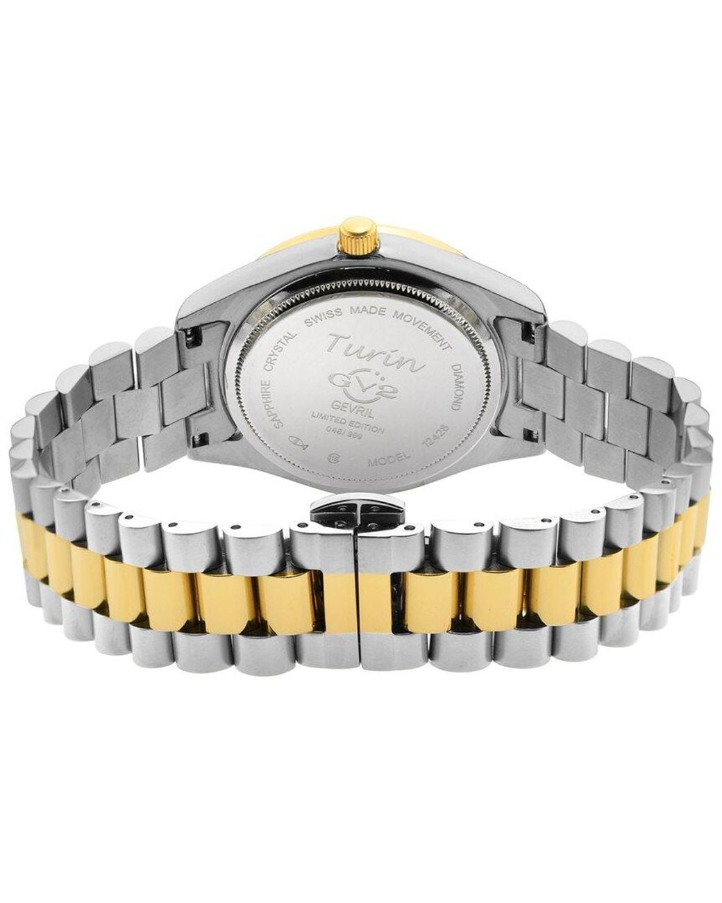 Gv2 Metallic Turin Diamond Watch