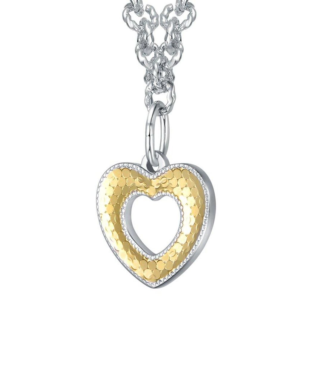 Rachel Glauber Metallic Cz Chain Necklace