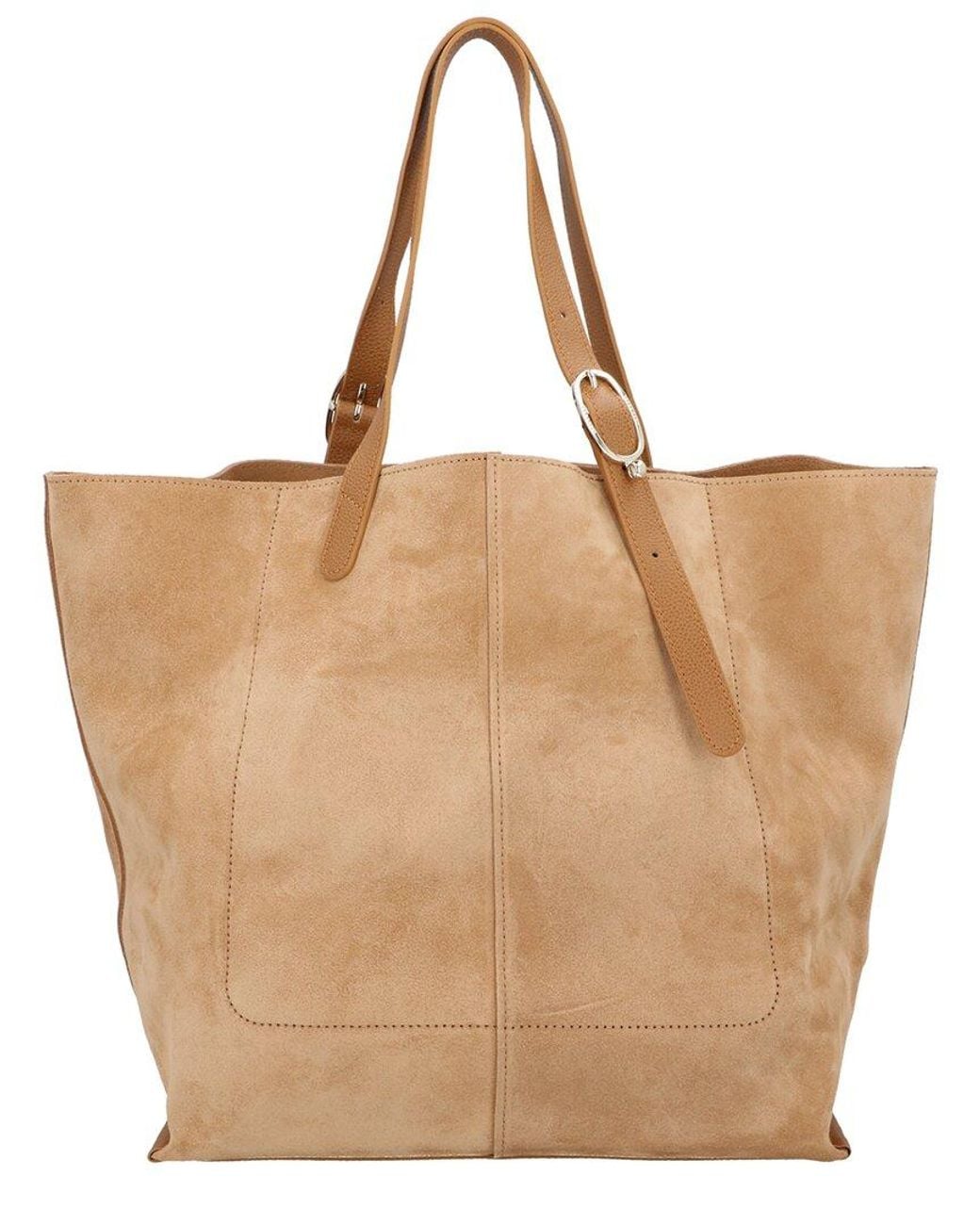 Longchamp Brown Complice Xl Leather Tote