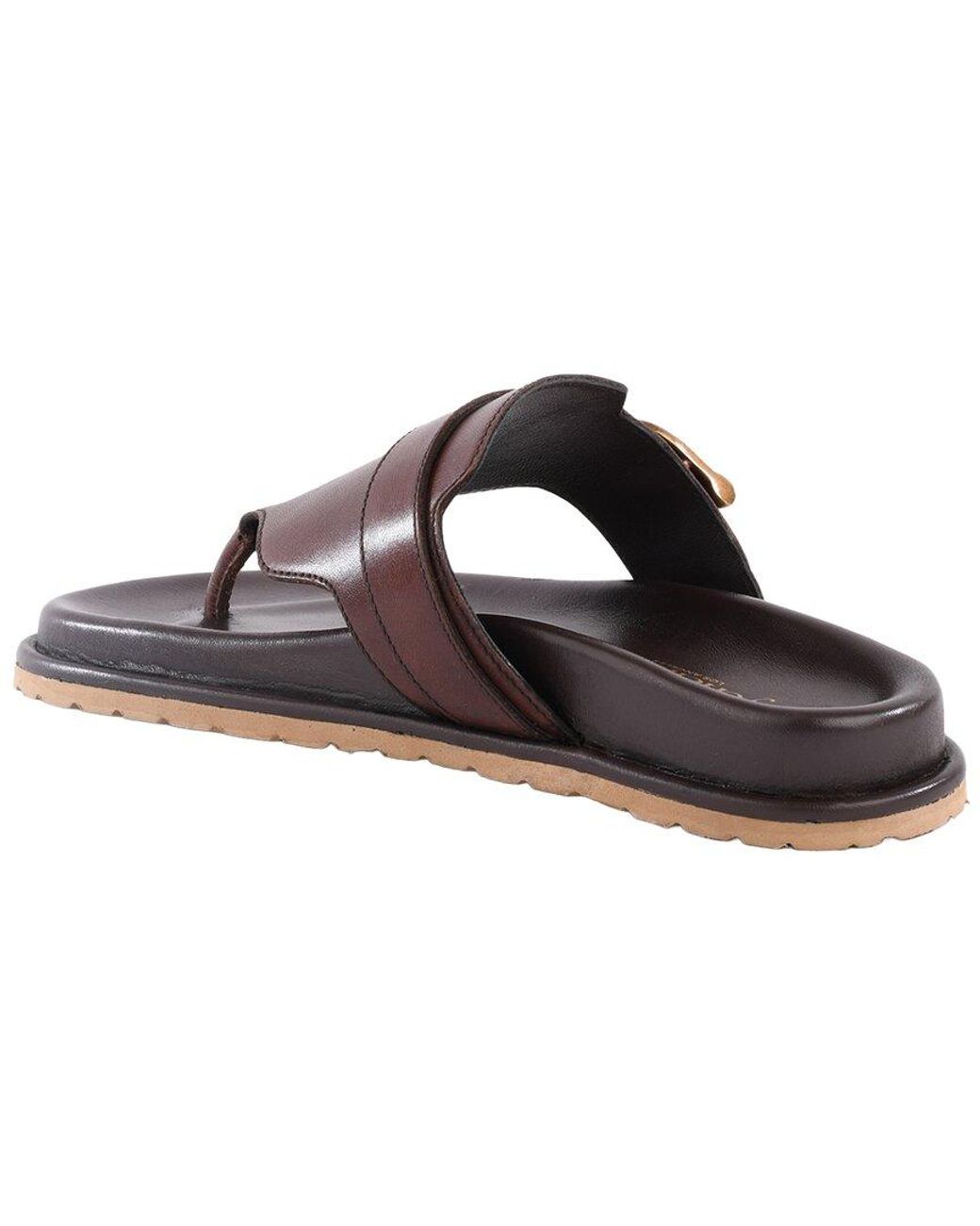 Seychelles Brown Santa Cruz Leather Slide