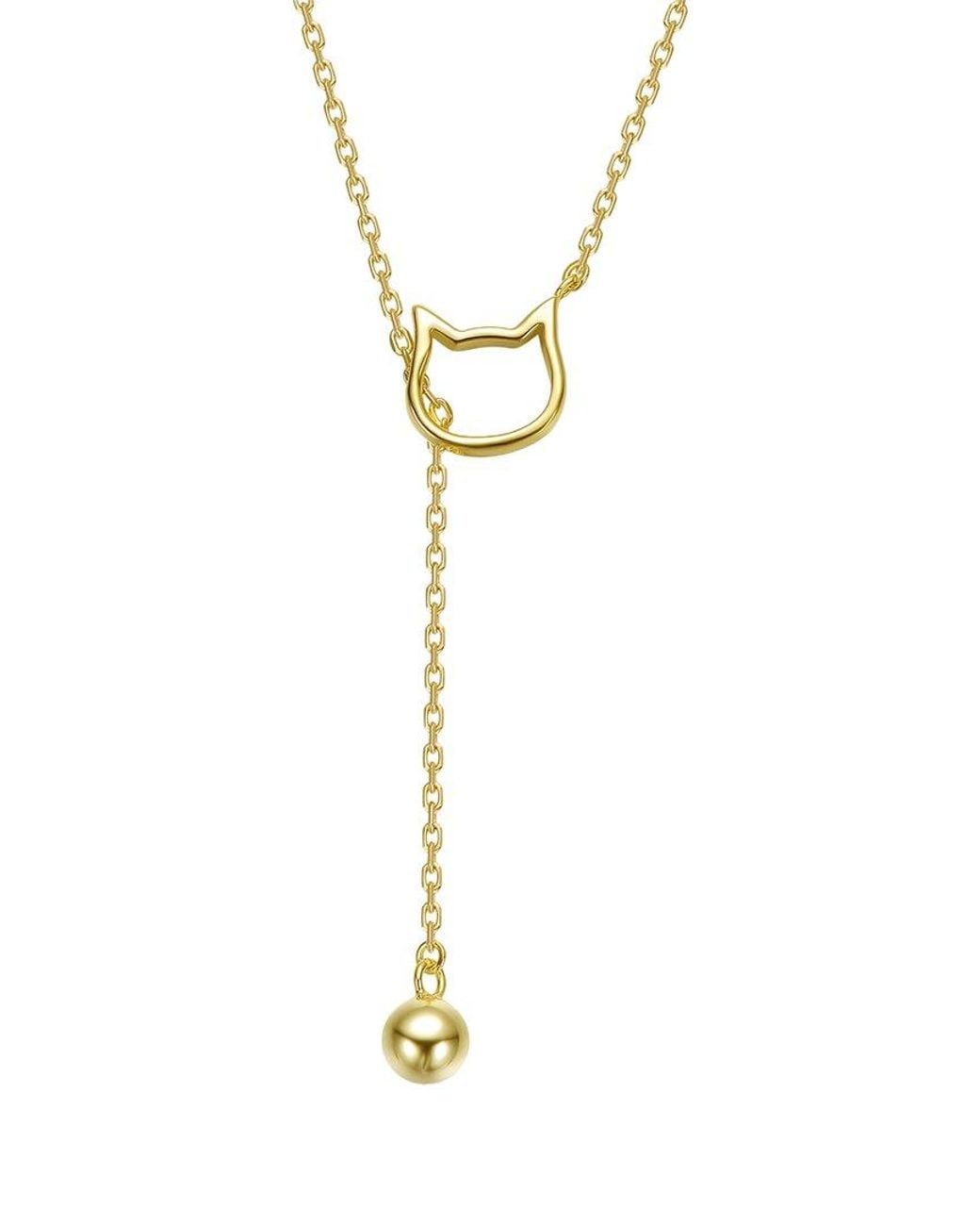 Rachel Glauber Metallic 14K Plated Necklace