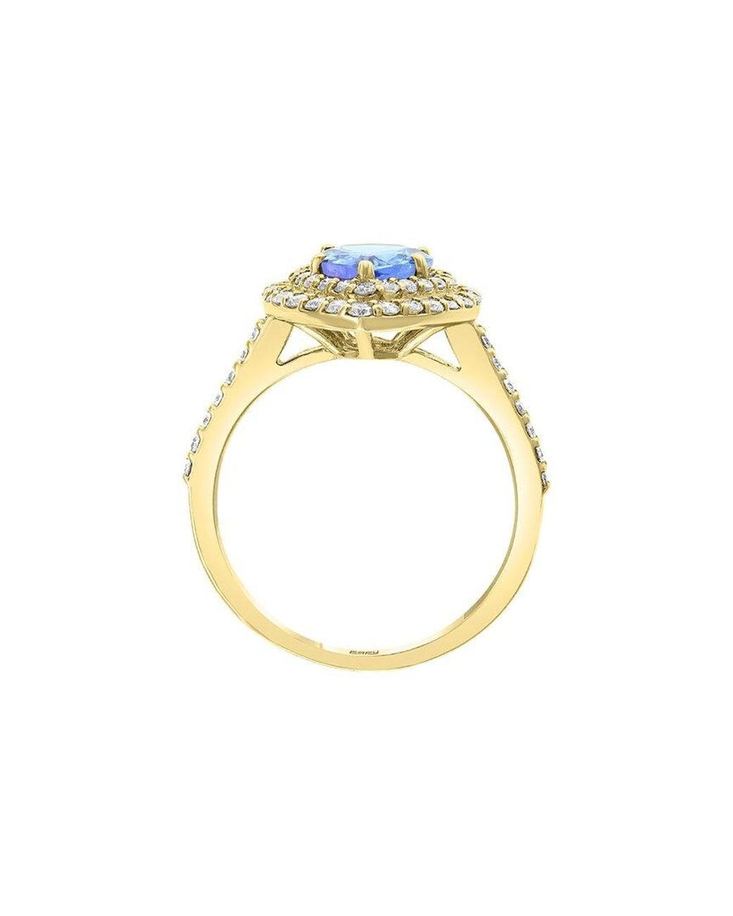 Effy Fine Jewelry Blue 14K 2.21 Ct. Tw. Diamond & Tanzanite Ring