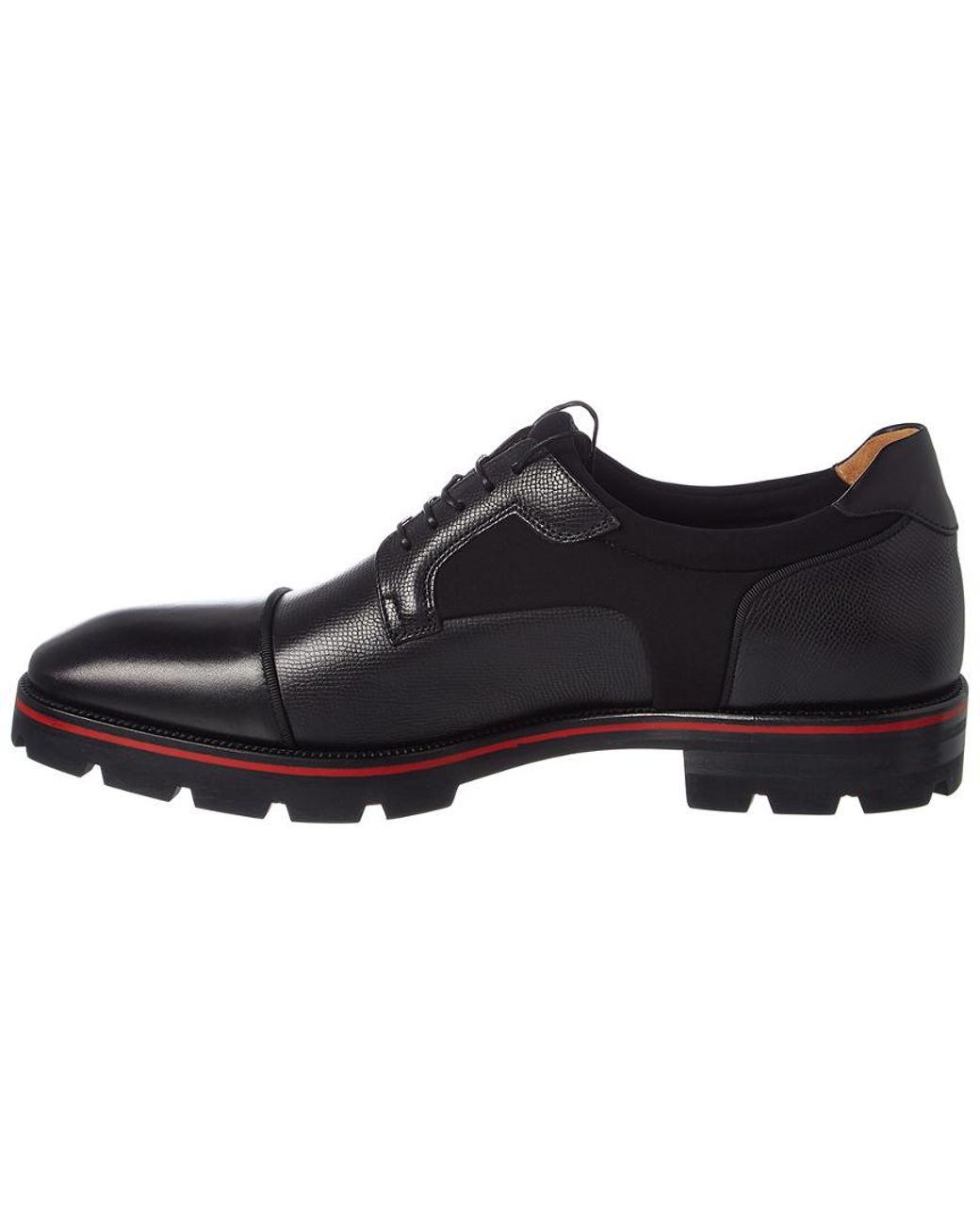 Christian Louboutin Mika Sky Leather Loafer in Black for Men Lyst