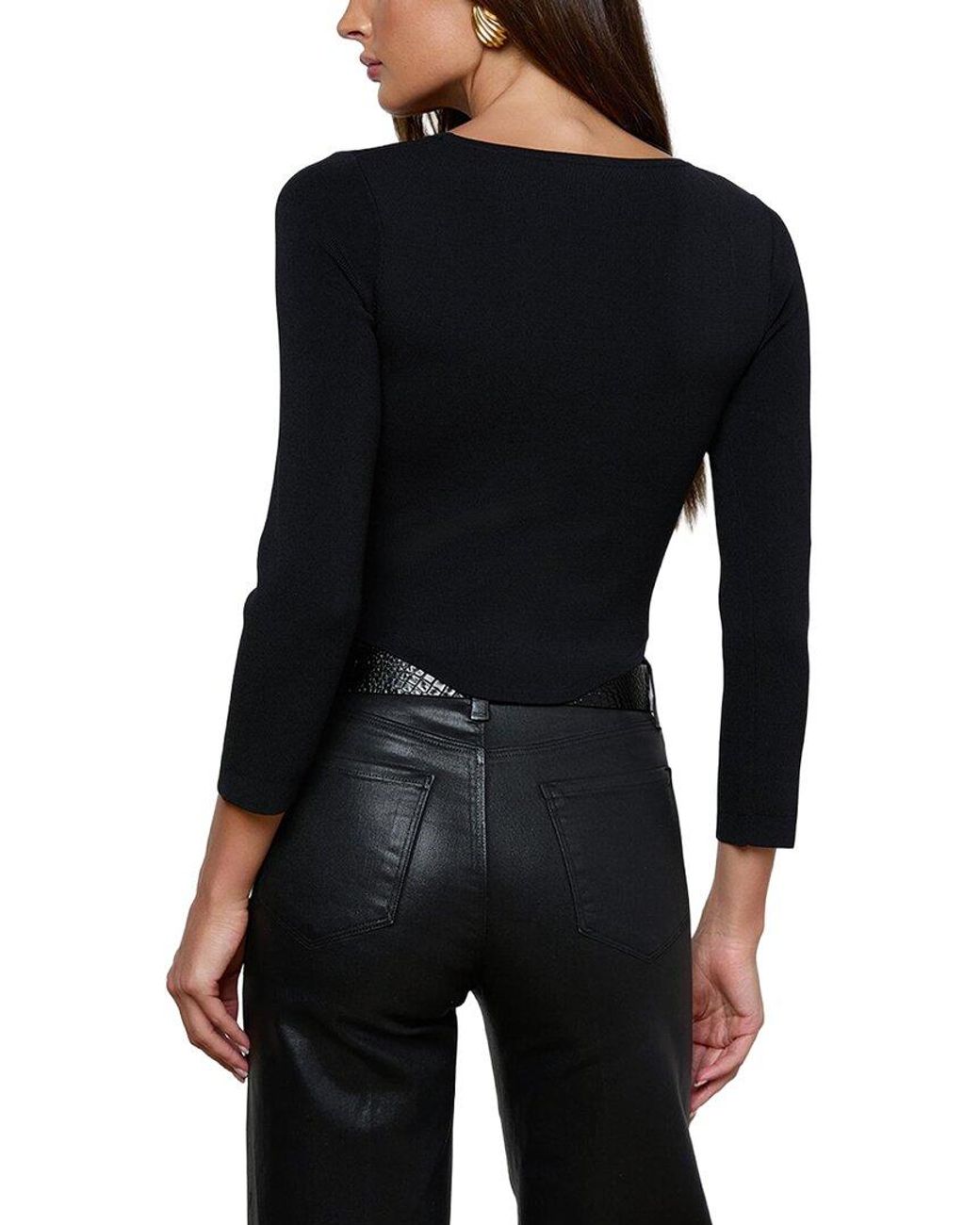 L'Agence Black Sasha Tank Top
