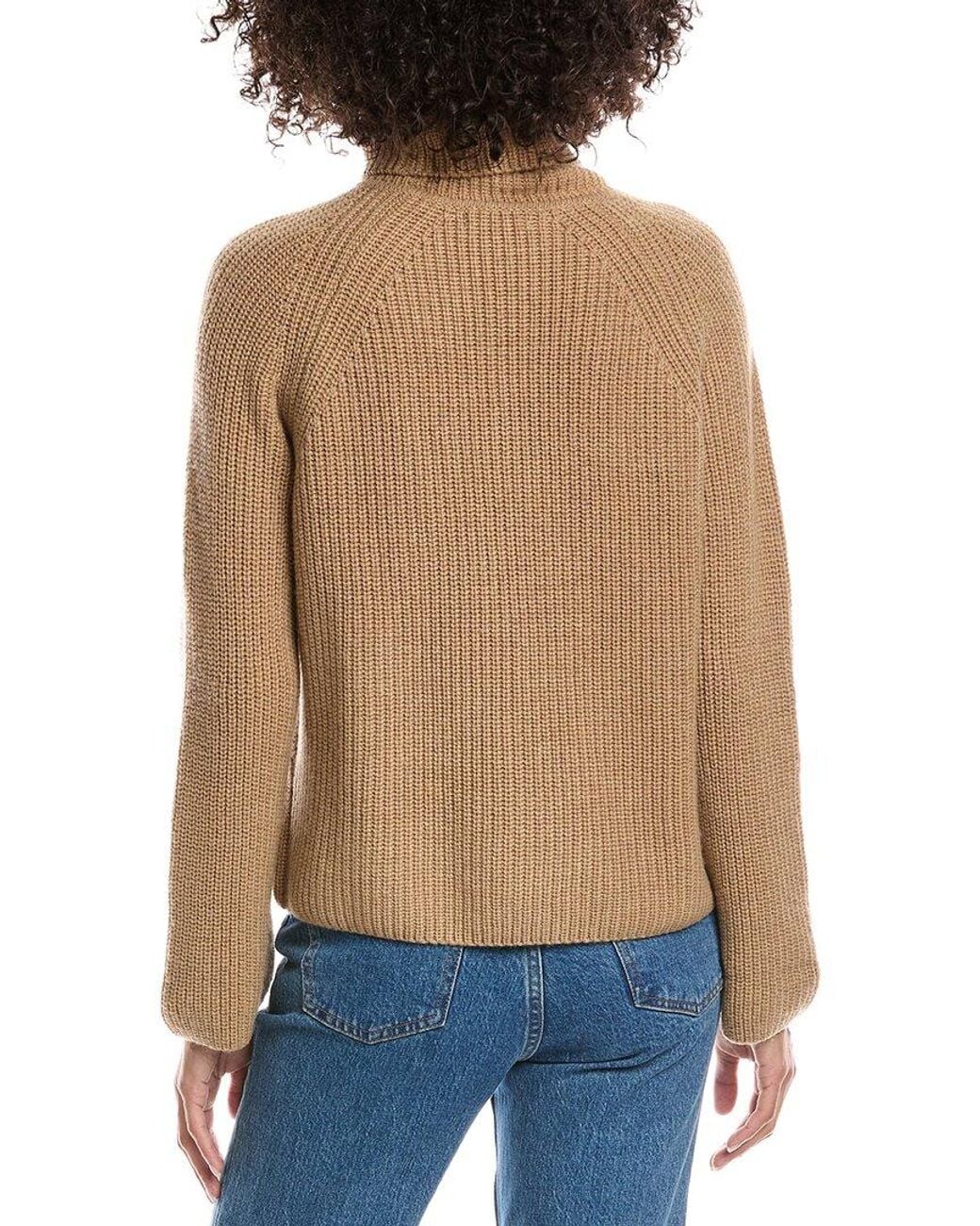 Forte Blue Luxe Wool & Cashmere-Blend Turtleneck Sweater