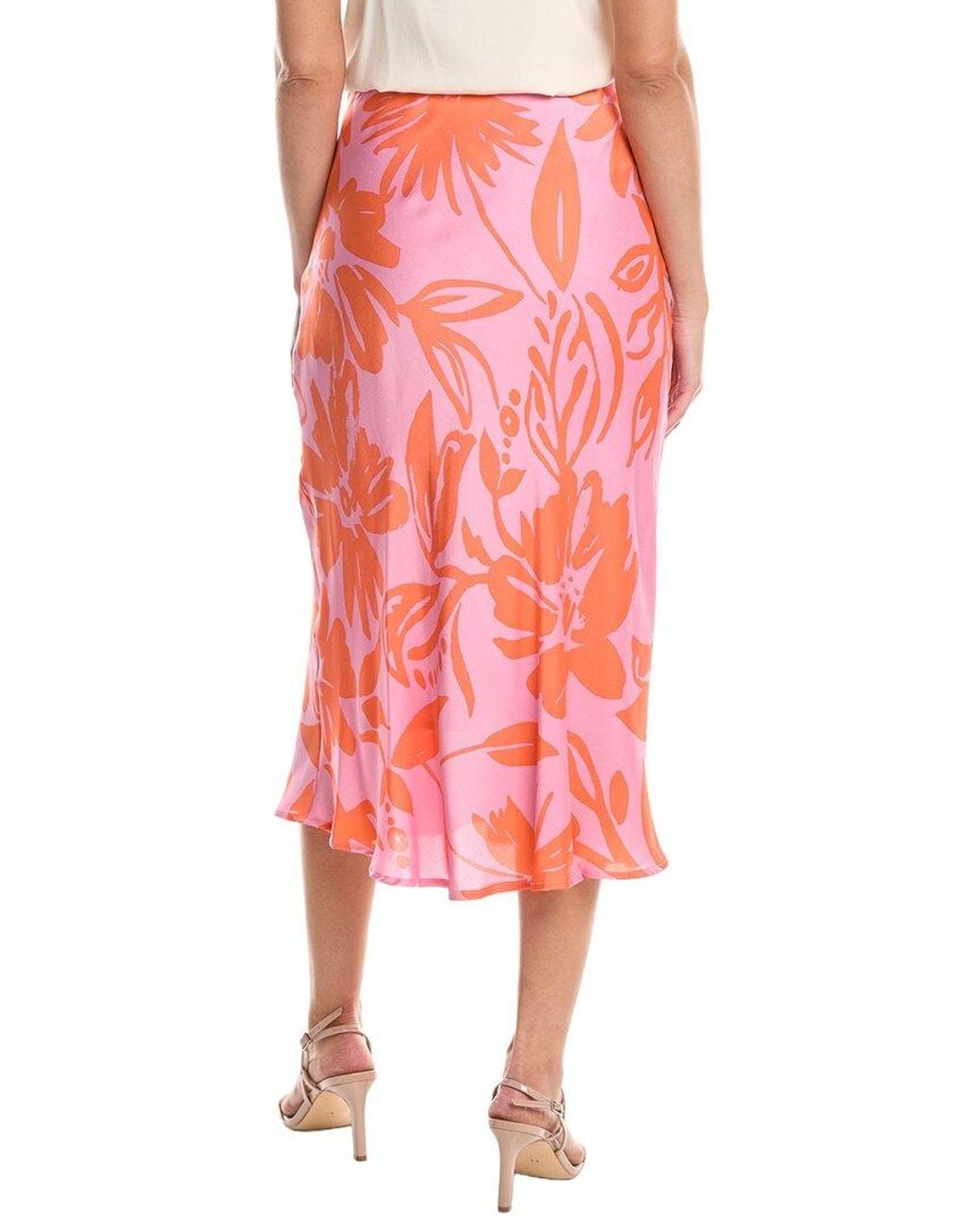 Tahari Red Skirt
