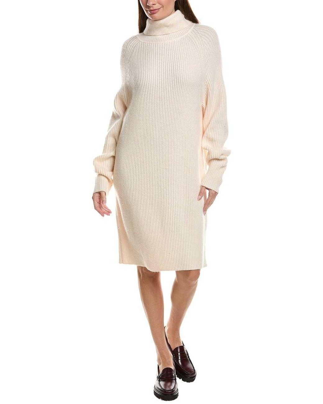 Boss Natural Foclore Wool & Cashmere-Blend Sweaterdress