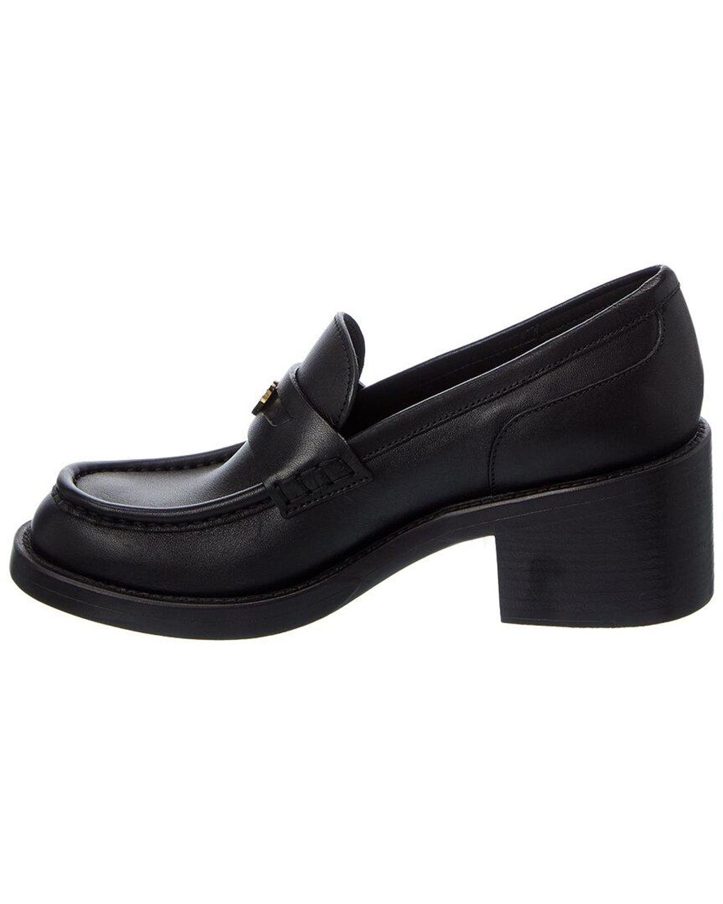 Chloé Black Dakota Leather Loafer